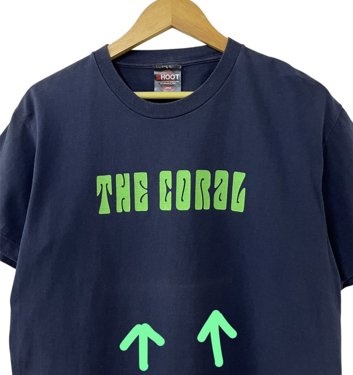 Band Tees VINTAGE 00s THE CORAL ENGLISH INDIE ROCK BAND TSHIRT Size US L / EU 52-54 / 3 - 9 Thumbnail
