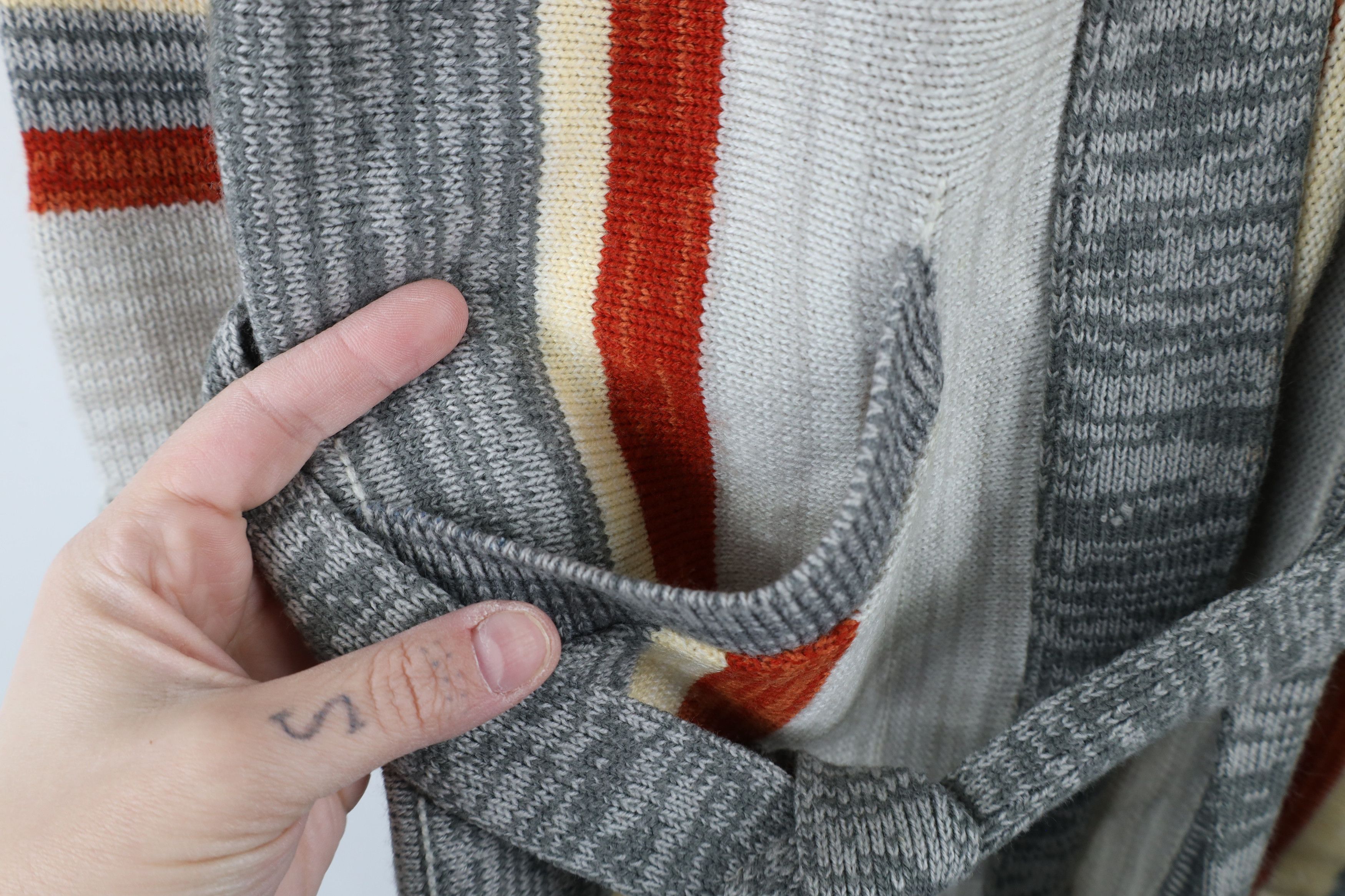 Vintage Vintage 70s Mid Century Modern MCM Knit Cardigan Sweater Size M / US 6-8 / IT 42-44 - 10 Thumbnail