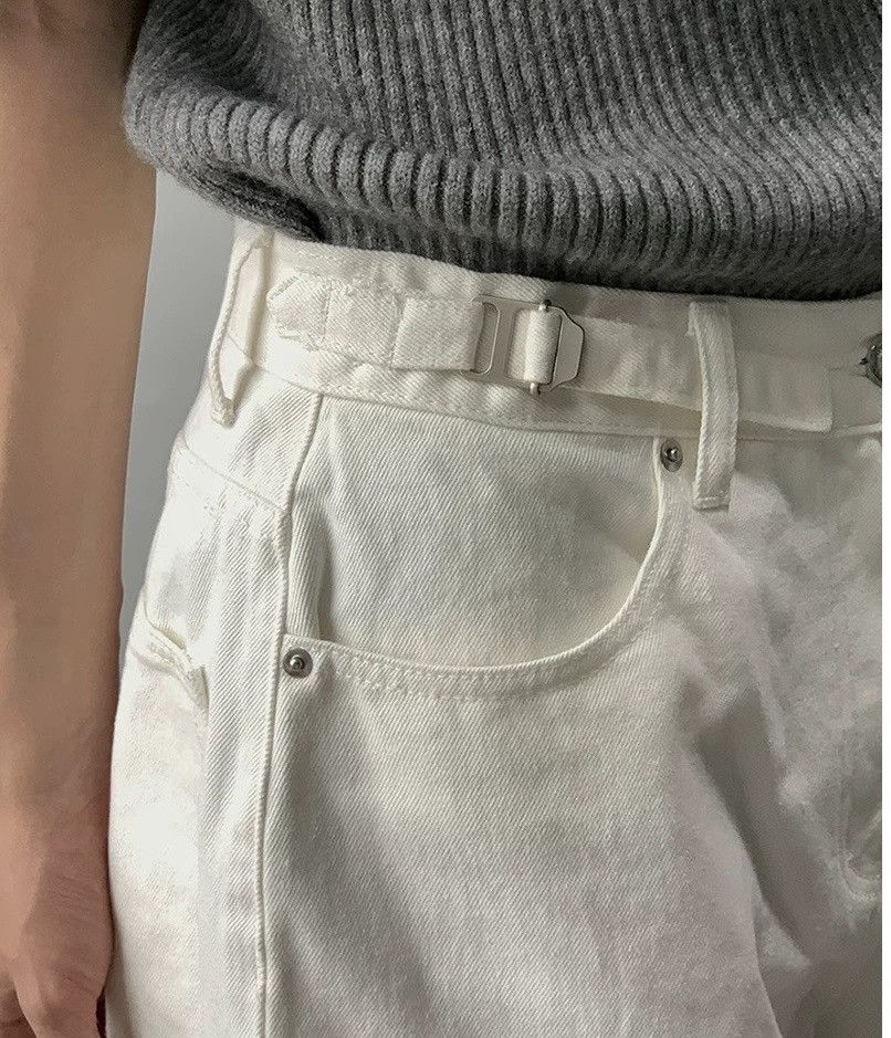 Japanese Brand × Vintage Cleanfit retro buckle loose fit jeans pants Size US 32 / EU 48 - 4 Thumbnail