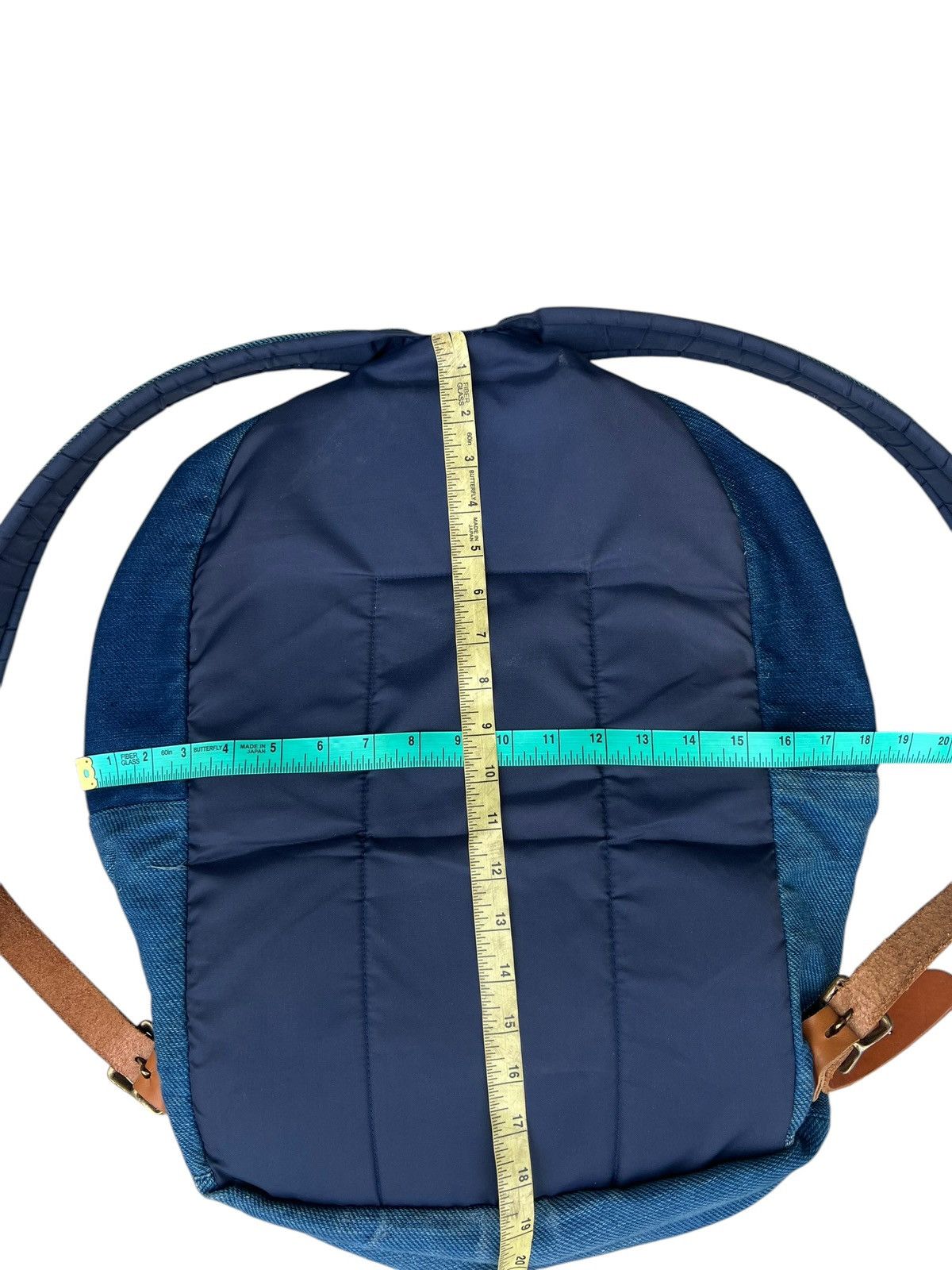 FDMTL FDMTL Japan Fade Patina Indigo Backpack Bag Size ONE SIZE - 2 Thumbnail