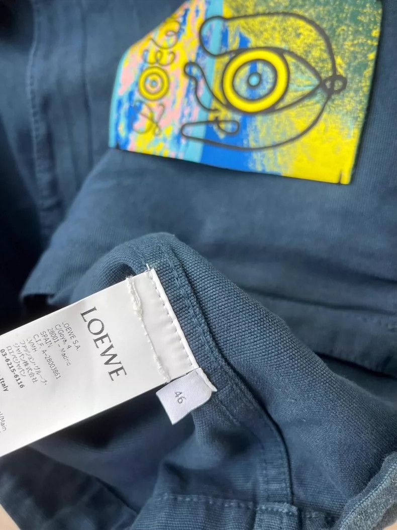 Loewe LOEWE Make a vintage blue hooded pull cord trench coat Size US S / EU 44-46 / 1 - 4 Thumbnail