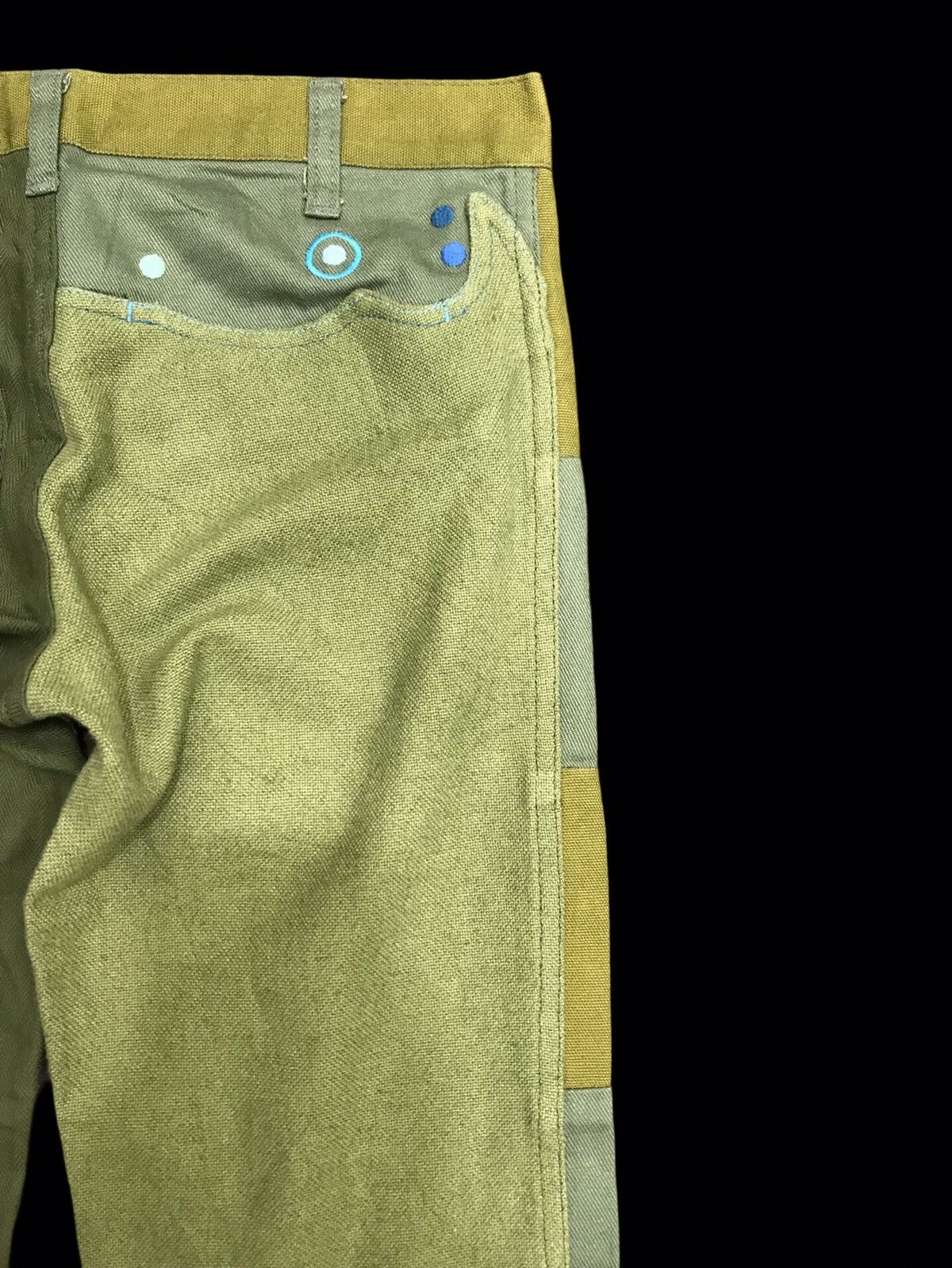Japanese Brand 💥ART X FLARE💥ARCHIVAL MASH MULTITONES LOW RISE PANT F402 Size US 30 / EU 46 - 13 Thumbnail