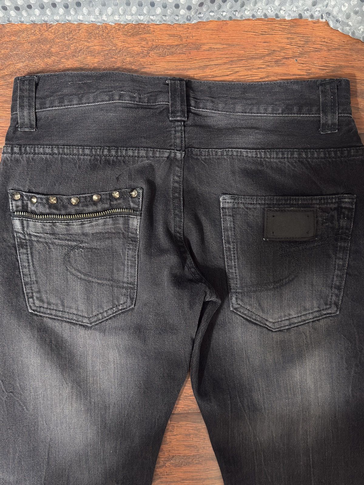 Japanese Brand Semanticdesign Black Flared Denim Size US 30 / EU 46 - 7 Thumbnail