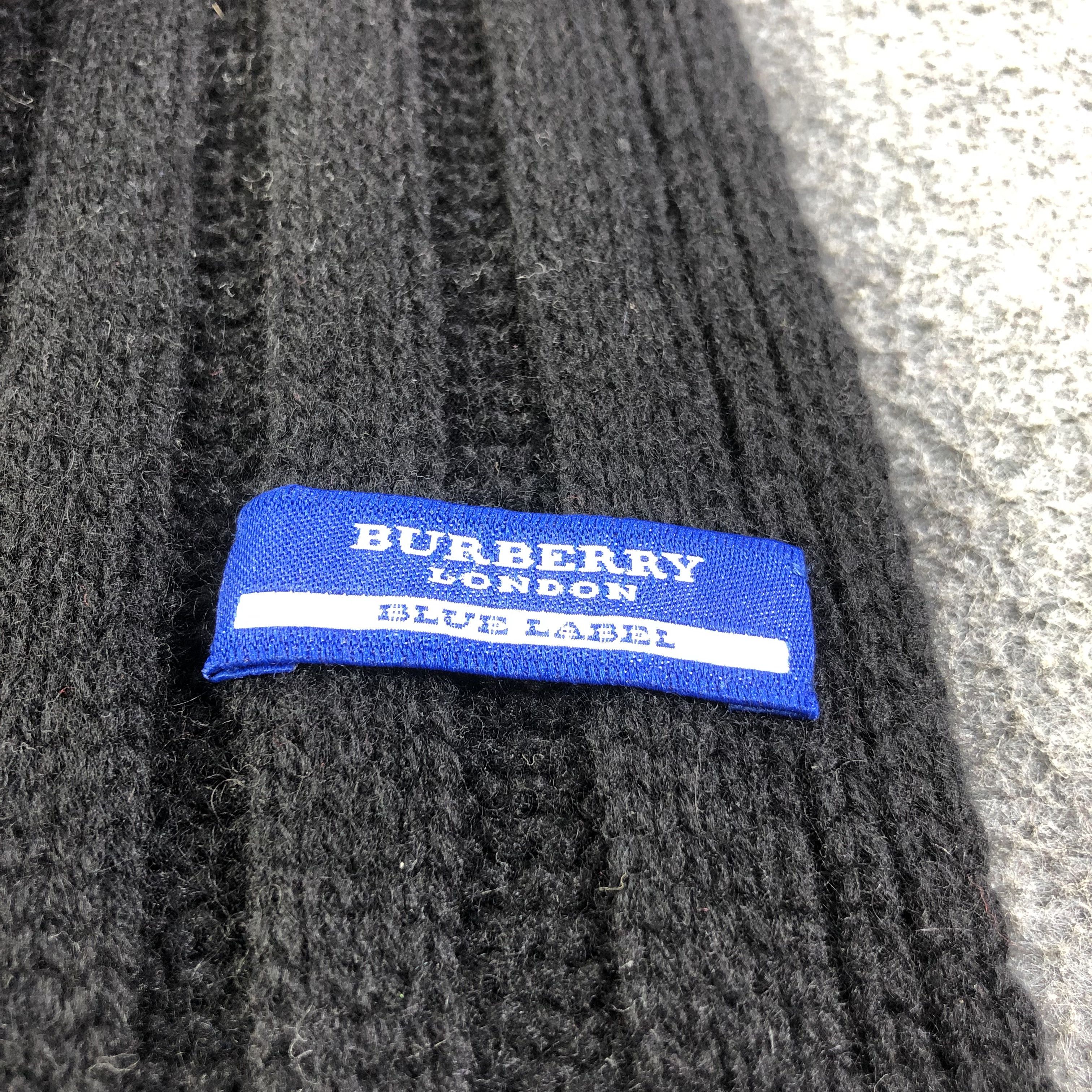 Burberry Burberry Blue Label Wool Scarf Muffler V1075 Size ONE SIZE - 5 Thumbnail