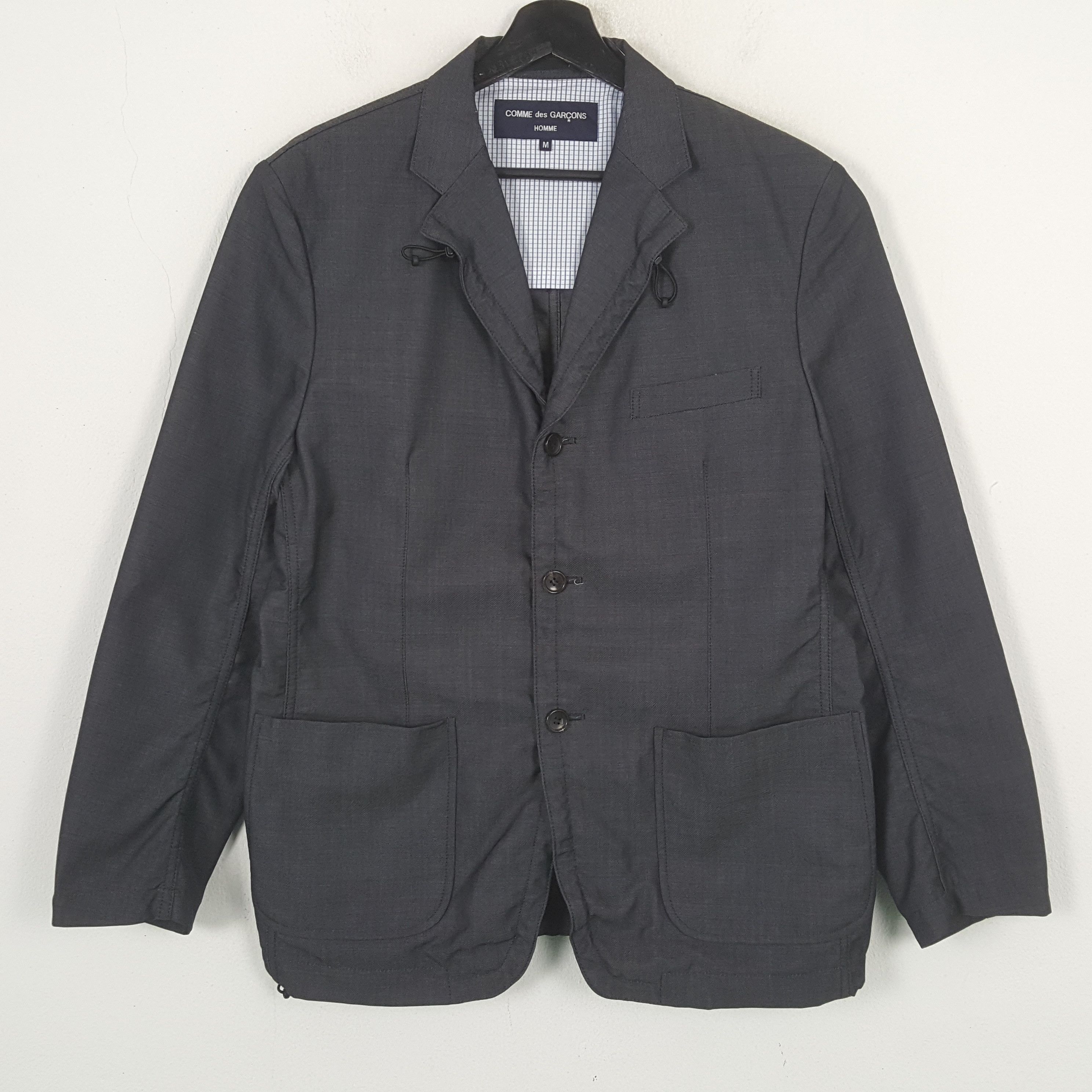 Comme des Garcons Homme × Japanese Brand × Vintage Comme Des Garcons Homme Designer Brand Blazer c282n28 Size US M / EU 48-50 / 2 - 1 Thumbnail