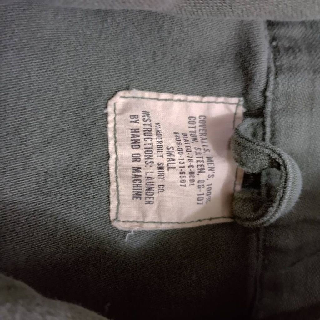 Vintage Vanderbilt Shirt Co. olive green coveralls men's sz S 10224 Size US 30 / EU 46 - 6 Thumbnail
