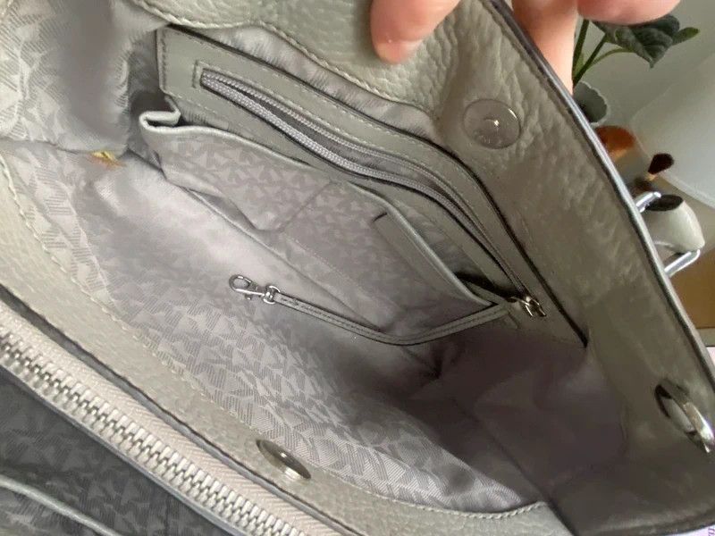 Michael Kors Michael Kors Grey Leather Top Handle Bag CAMILLE dove Size ONE SIZE - 5 Thumbnail