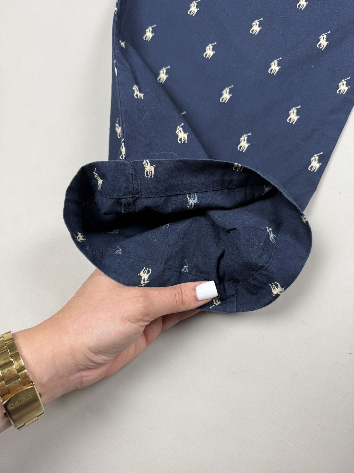Polo Ralph Lauren Polo Ralph Lauren Sleepwear Monogram Multilogopants Trousers Size US 32 / EU 48 - 9 Thumbnail