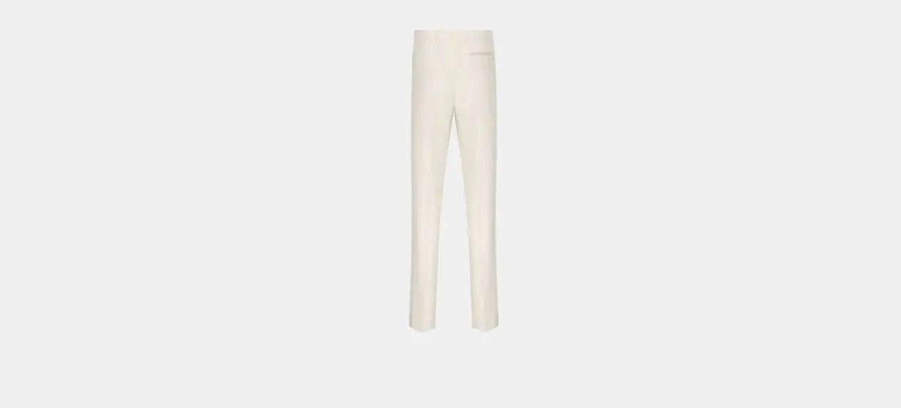 Dior o1w1db11224 Tuxedo Pant in Ecru Size US 32 / EU 48 - 2 Thumbnail