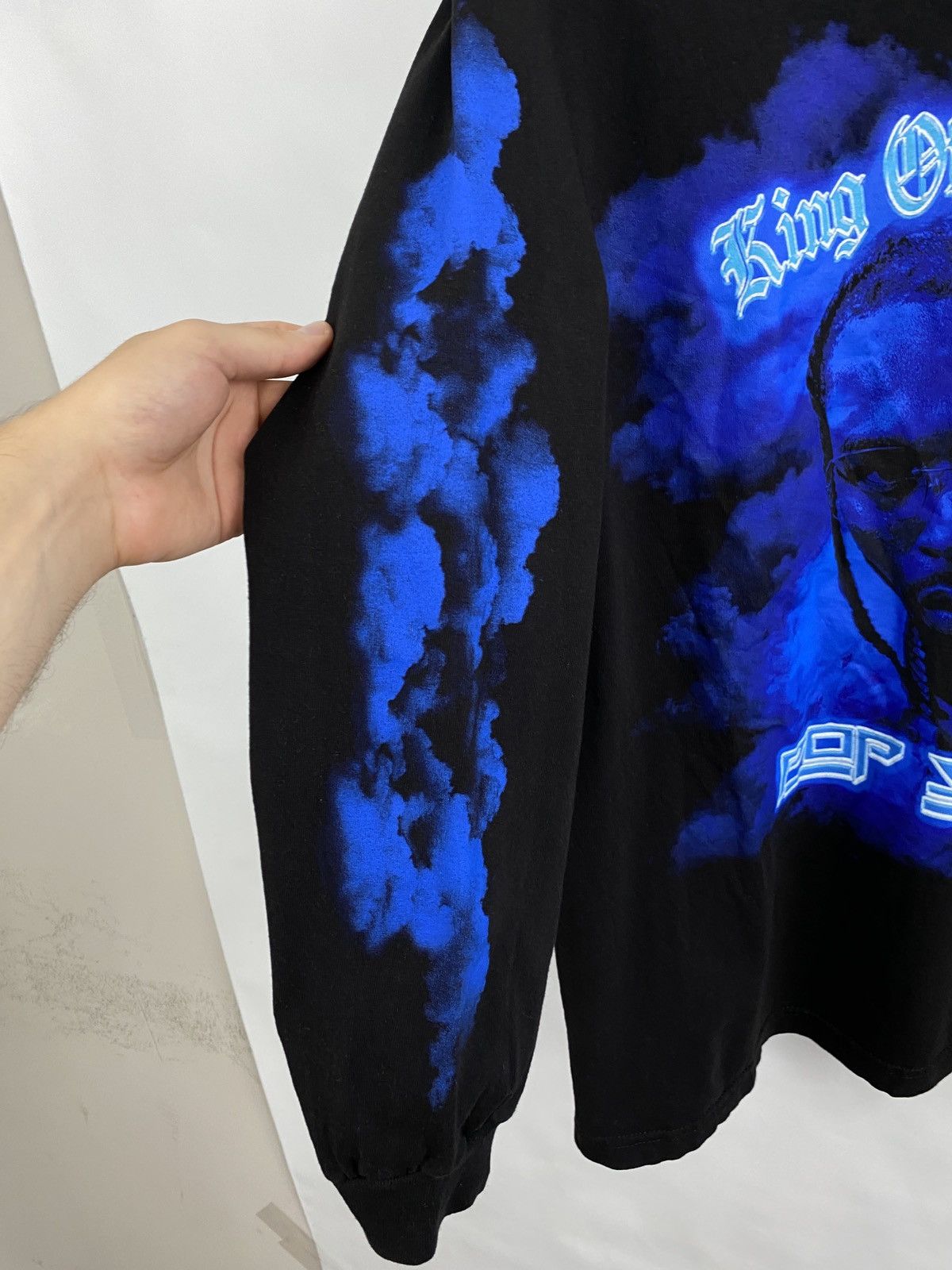 Band Tees 🇺🇸 Y2K Pop Smoke King of New York Rap Long Sleeve Travis Size US L / EU 52-54 / 3 - 6 Thumbnail