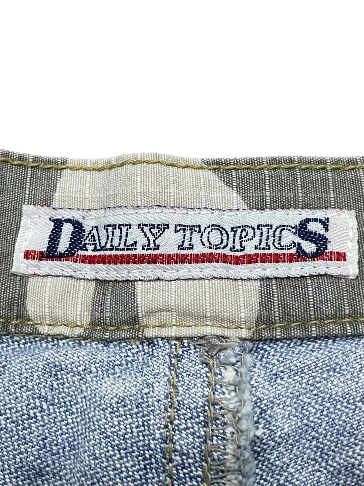 GOSTAR DE FUGA × Hysteric Glamour Daily Topics Japan Double Waist Camo Distressed Jeans Size US 30 / EU 46 - 22 Thumbnail