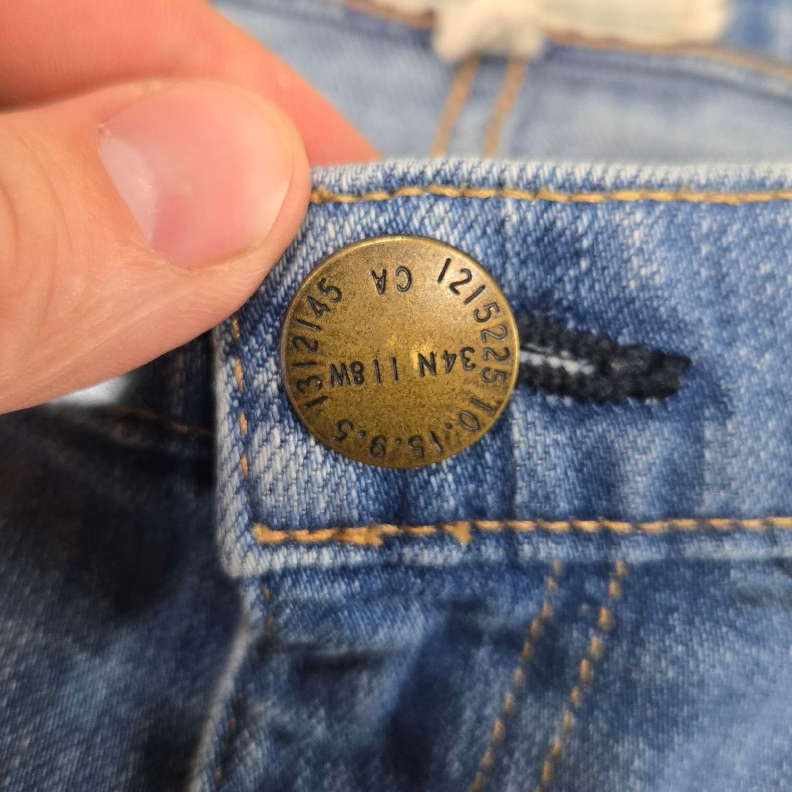 Current/Elliot Current/Elliott Stiletto Skinny Jeans Light Wash Size 31 Size 31" - 5 Thumbnail