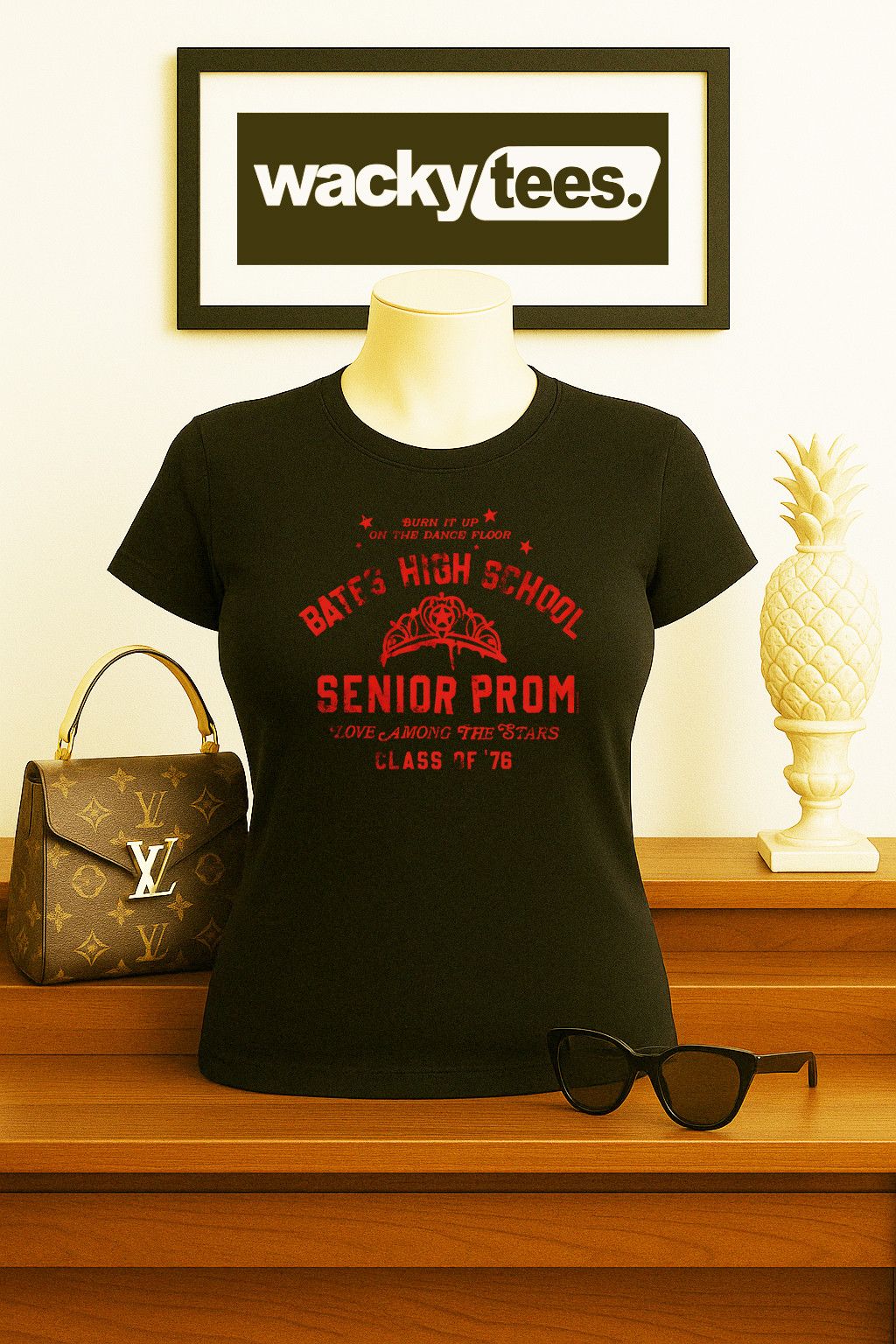 Other Carrie Class of 1976 Bates High School Senior Prom Tee Shirt Size US L / EU 52-54 / 3 - 5 Thumbnail
