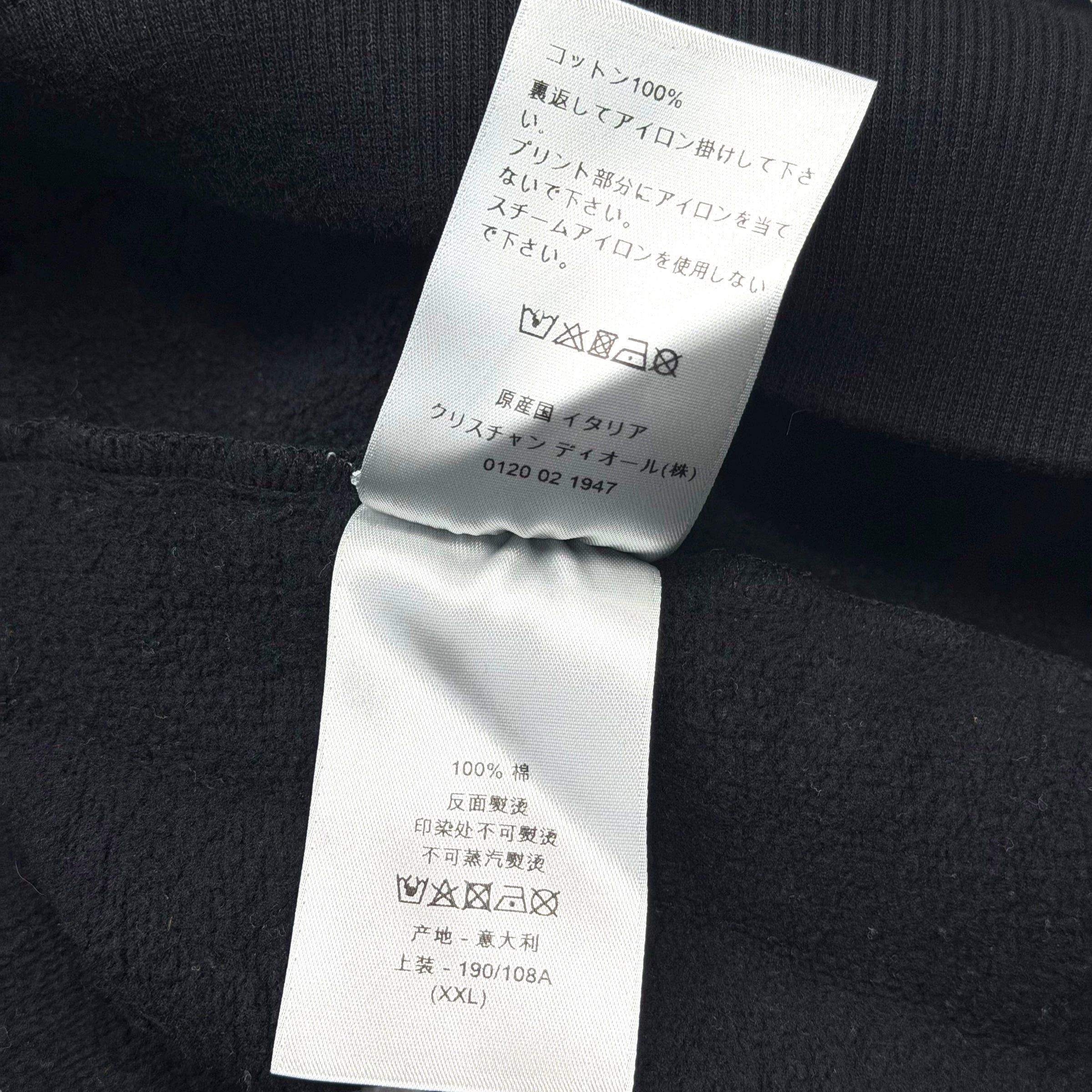 Dior Dior Daniel Arsham Blue Logo Black Sweater XXL Size US XXL / EU 58 / 5 - 7 Thumbnail