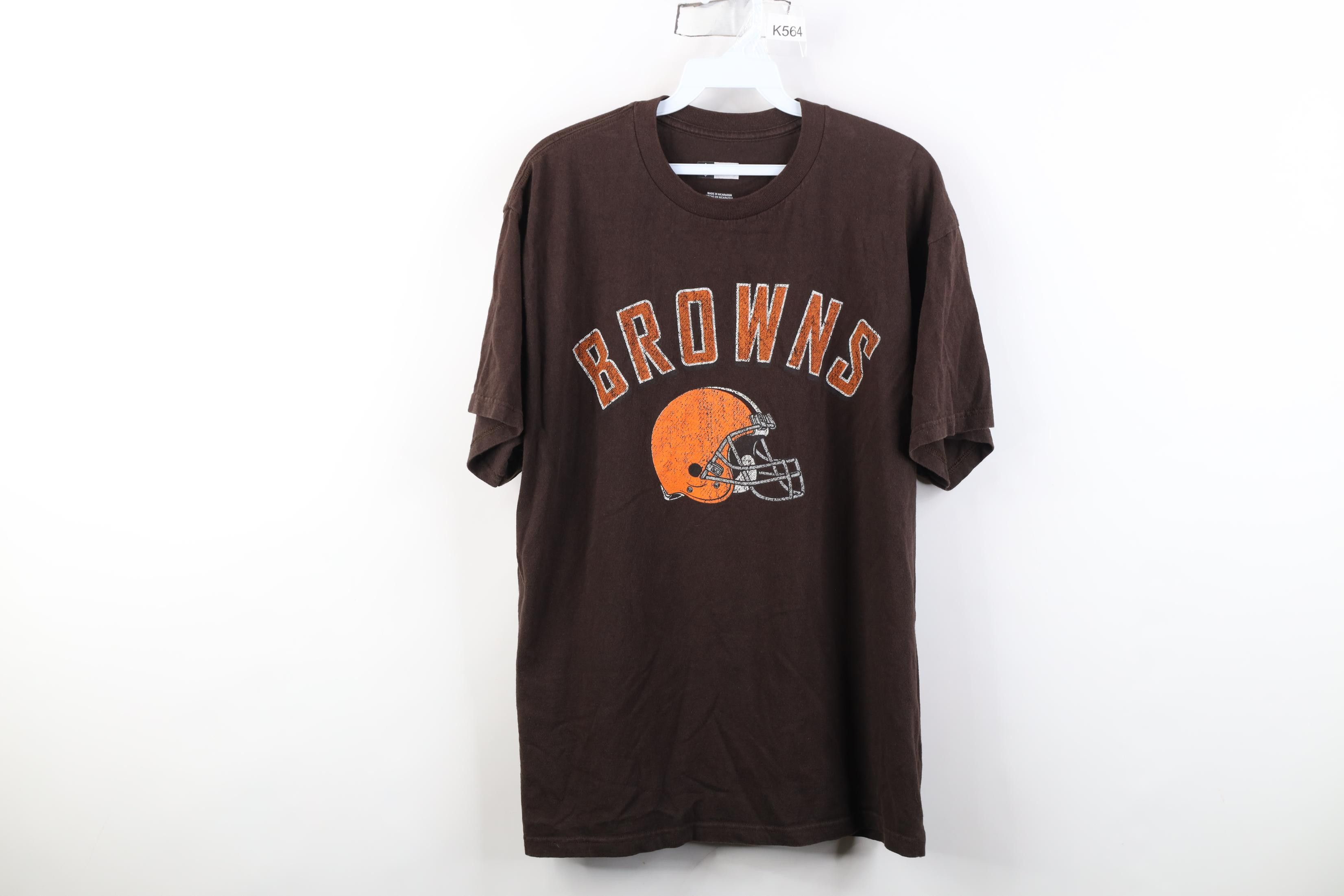 Vintage Retro Y2K NFL Cleveland Browns Football Short Sleeve T-Shirt Size US L / EU 52-54 / 3 - 1 Thumbnail