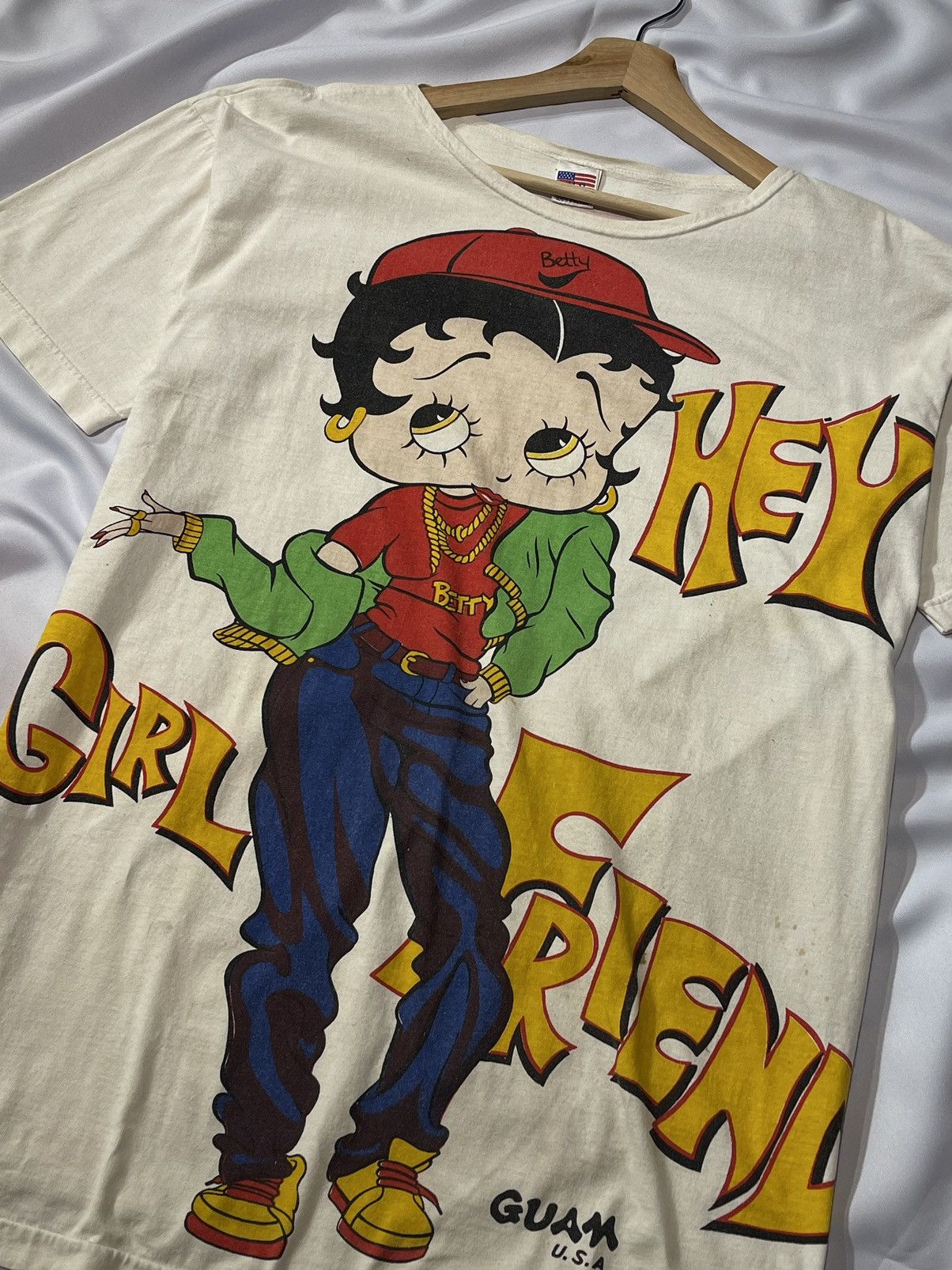 Vintage VINTAGE BETTY BOOP US TEE Size US XL / EU 56 / 4 - 3 Thumbnail