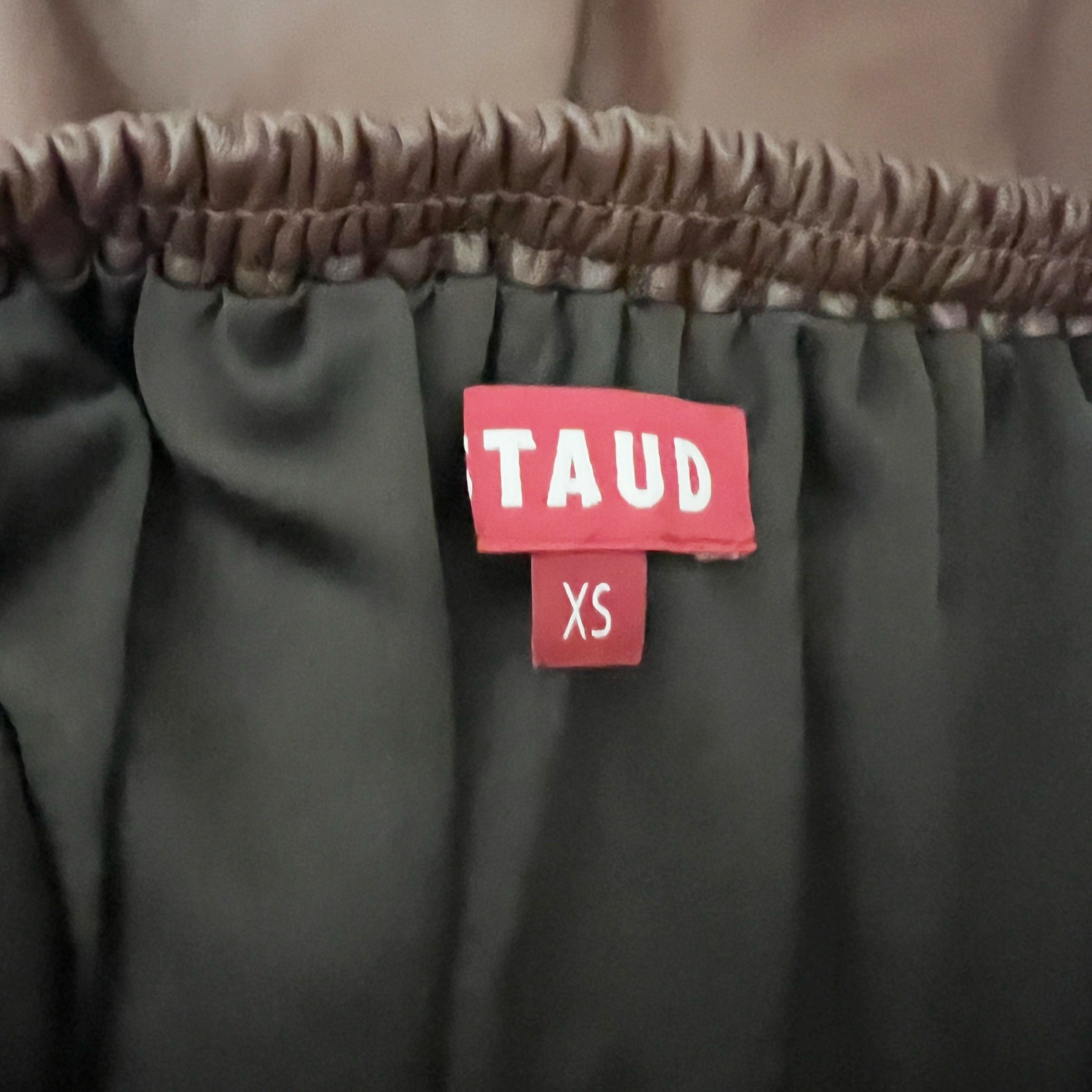 Staud Staud Mae Faux Vegan Leather Smocked Size XS / US 0-2 / IT 36-38 - 2 Thumbnail