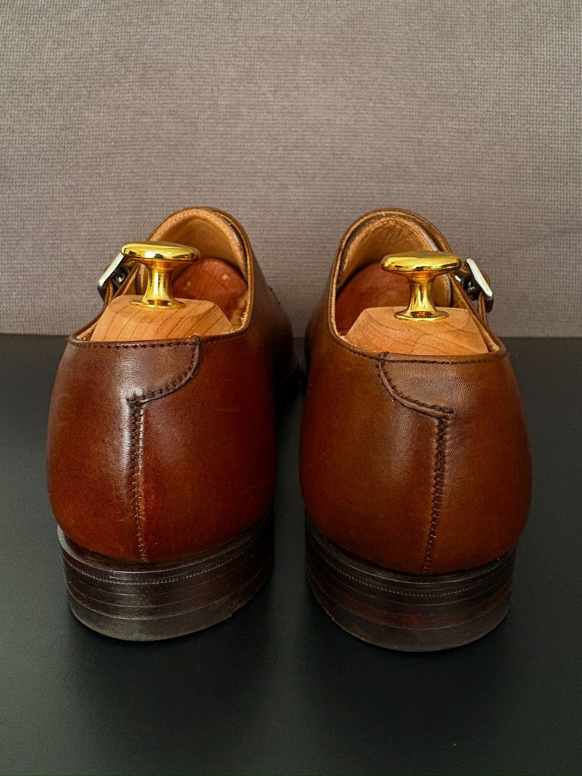 Crockett & Jones Crockett & Jones Lowndes Double Monk Dark Brown Calf 7UK Size US 7 / EU 40 - 5 Thumbnail