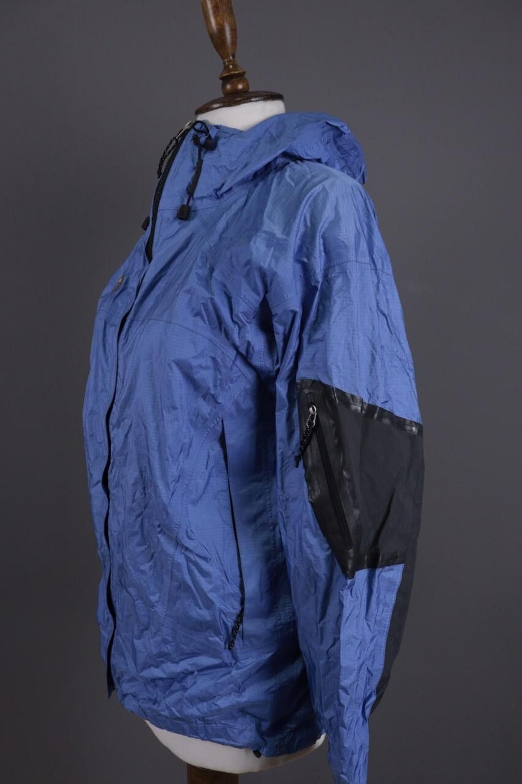 Mountain Hardwear Mountain Hardwear Blue Full Zip Nylon Hooded Jacket Size 10 Size L / US 10 / IT 46 - 10 Thumbnail