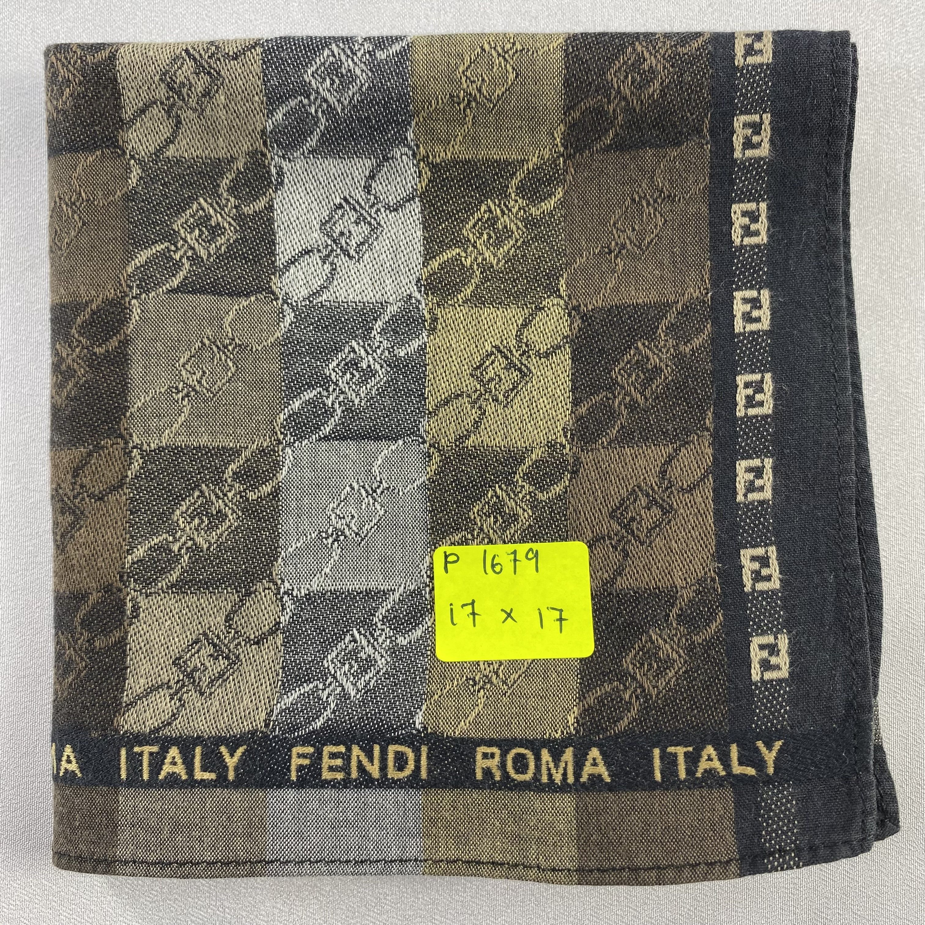 Vintage Fendi Handkerchief / Neckerchief / Bandana-P1679 Size ONE SIZE - 6 Thumbnail