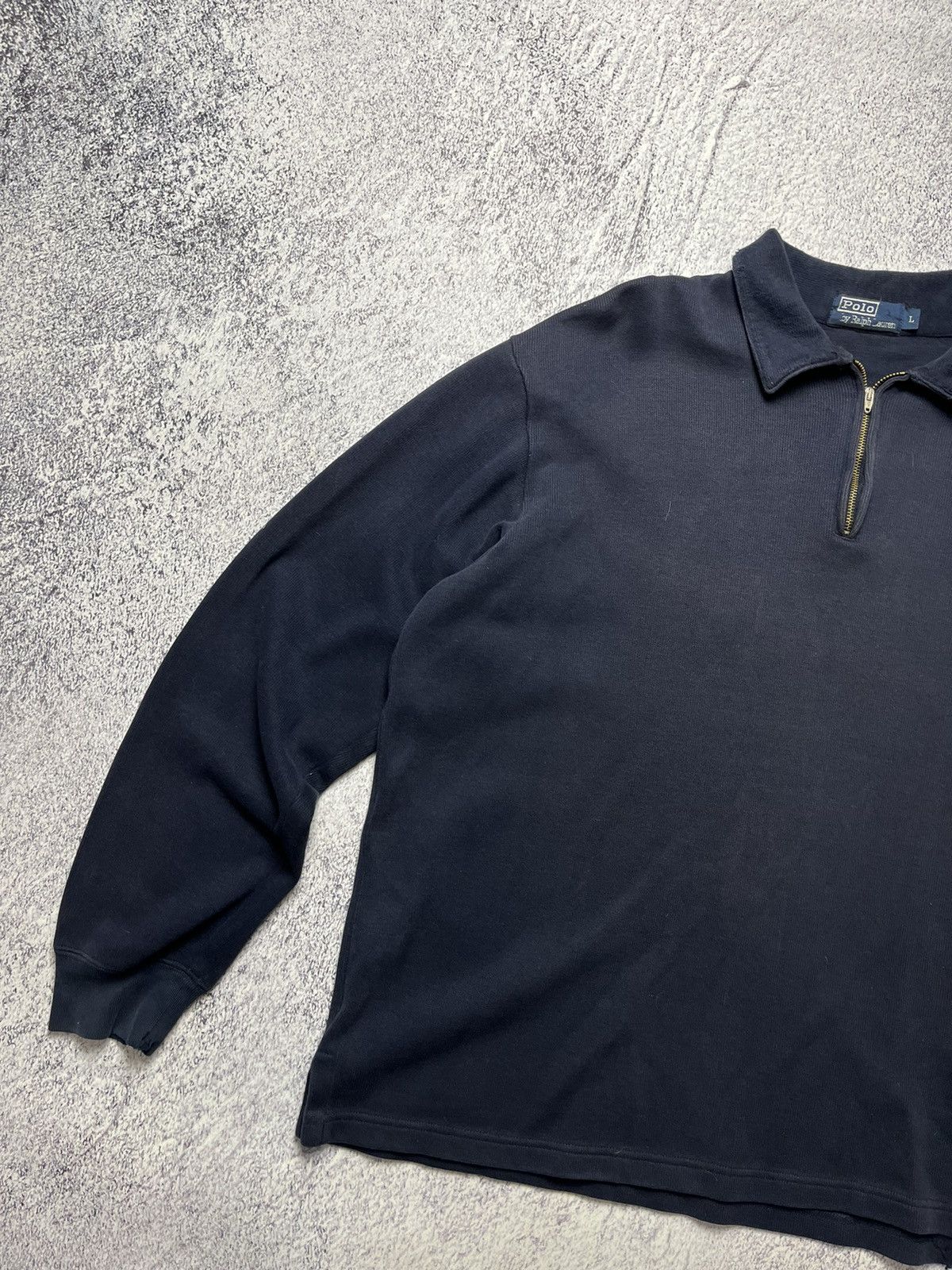 Polo Ralph Lauren Vintage Polo Ralph Lauren Distressed Sweatshirt Y2K Rare Size US L / EU 52-54 / 3 - 2 Thumbnail