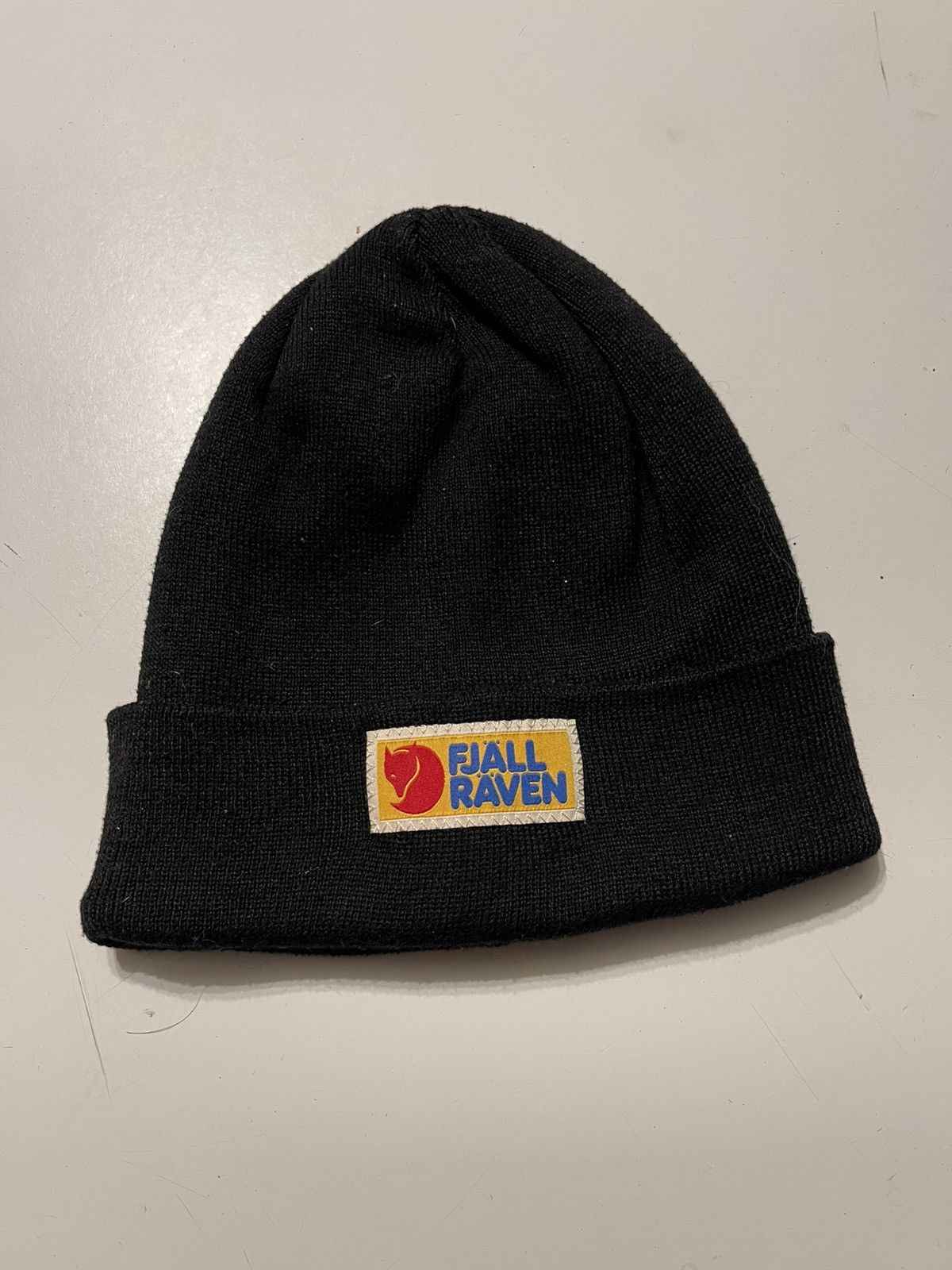 Fjallraven Fjallraven Vardag Classic Beanie Black Knit Hat Winter Cap Size ONE SIZE - 2 Thumbnail