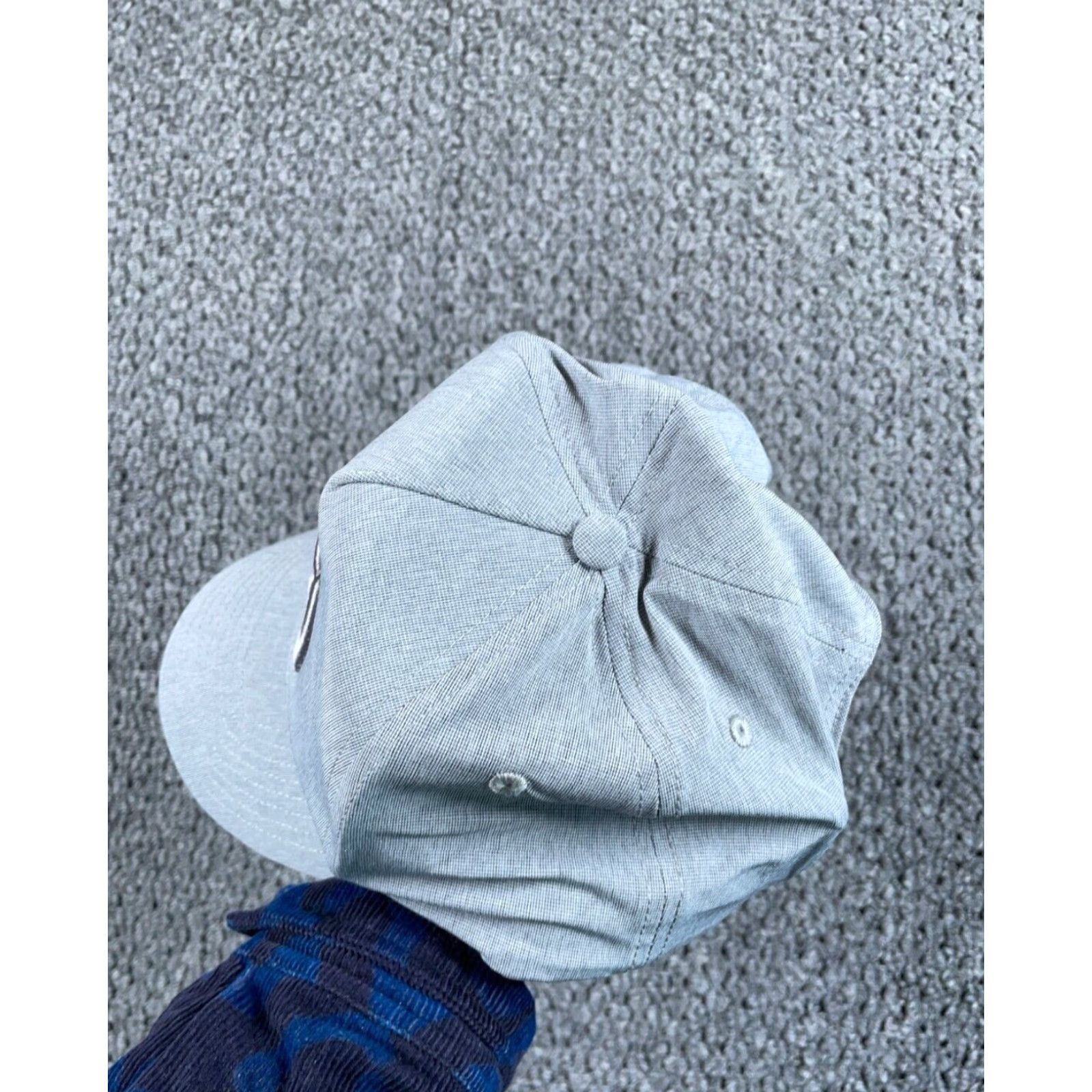 TravisMathew Travis Mathew Embroidered Snapback Hat Golf Adult One Size Gray Logo Cap Size ONE SIZE - 7 Thumbnail