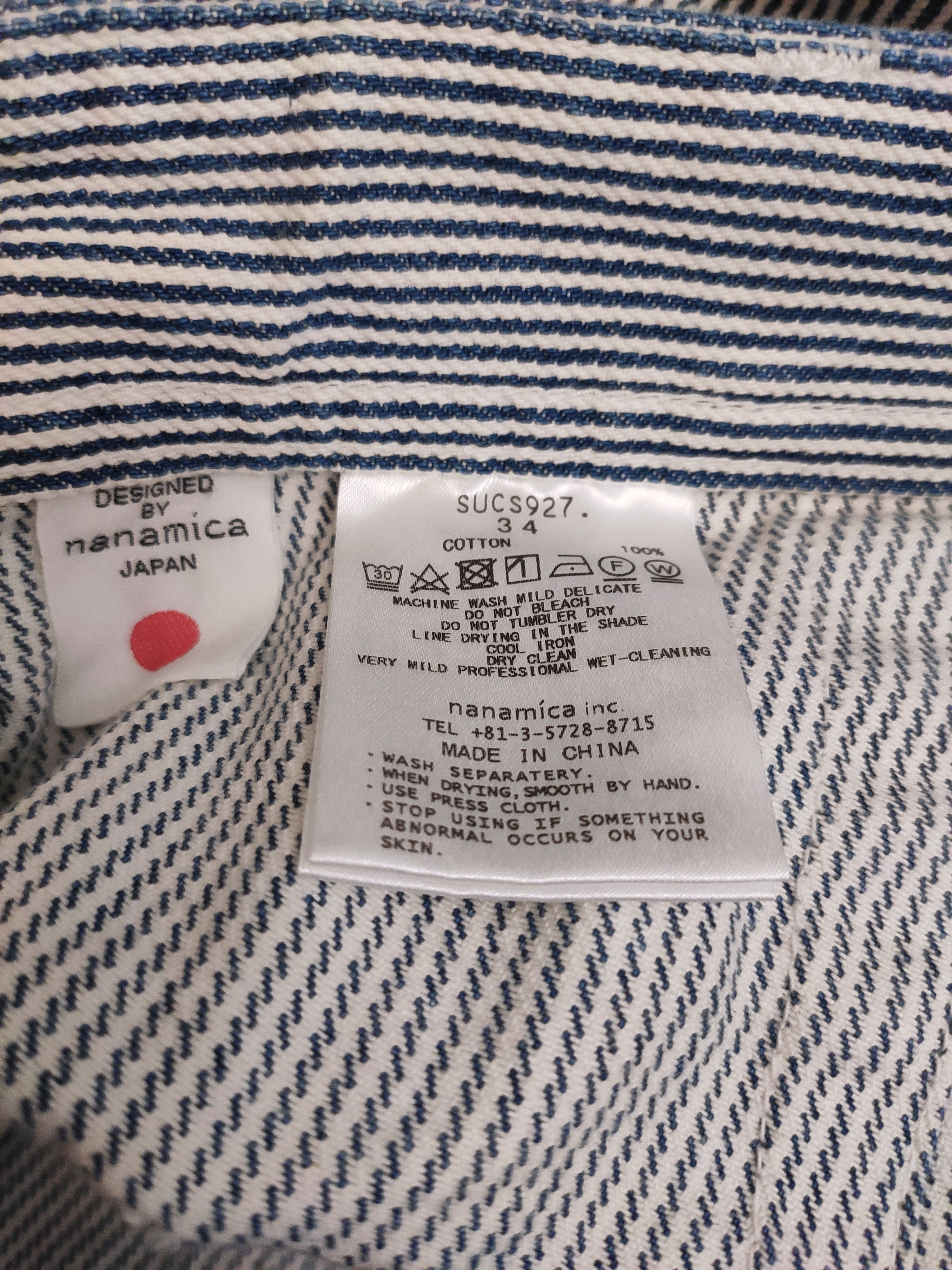 Nanamica Indigo stripe pants.Like Visvim or Engineered Garments Size US 34 / EU 50 - 9 Thumbnail