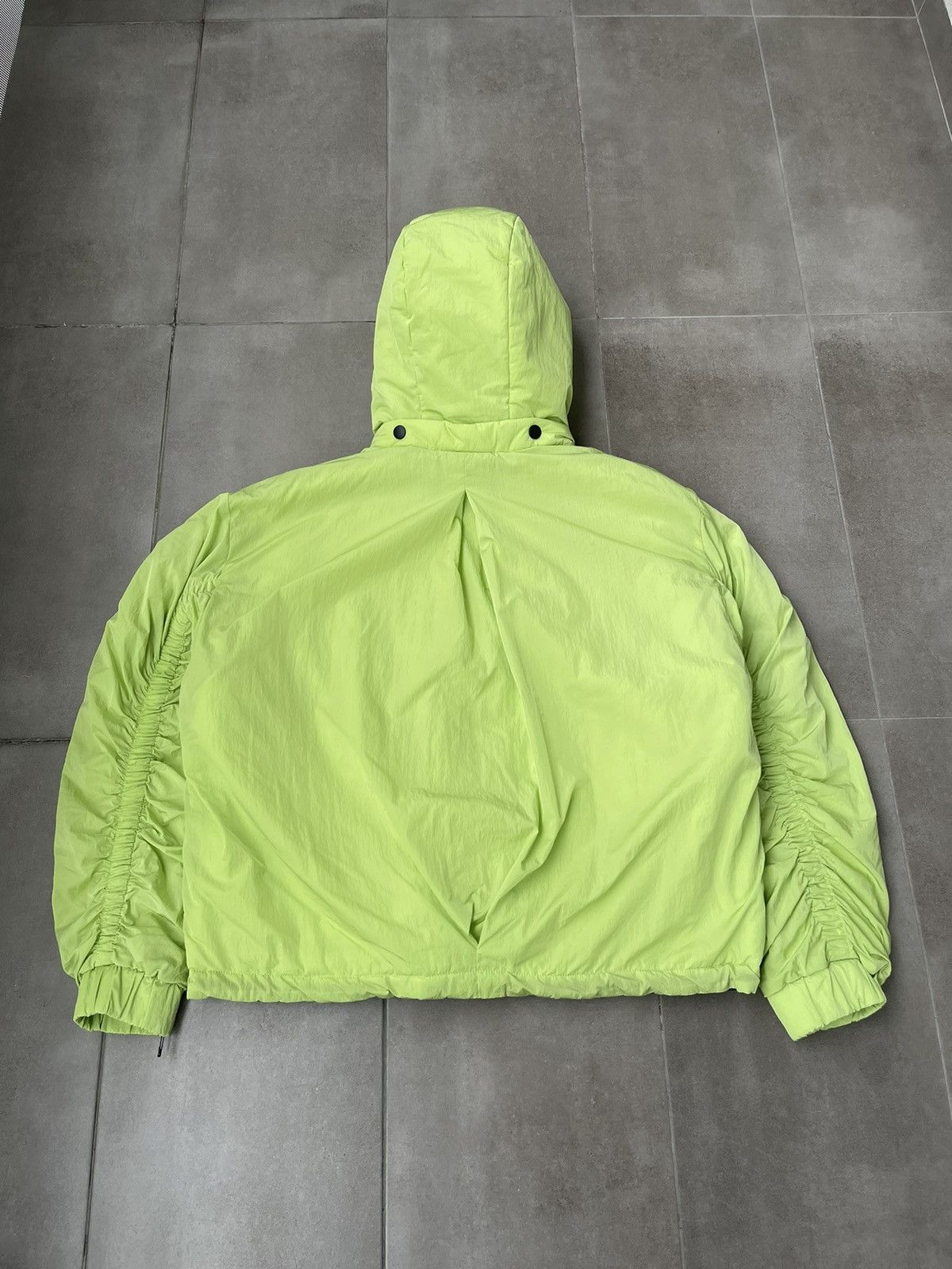 Japanese Brand !DS! AW22 Zsigmond Zeliz Acid Green Track Jacket Coat Size US L / EU 52-54 / 3 - 15 Thumbnail