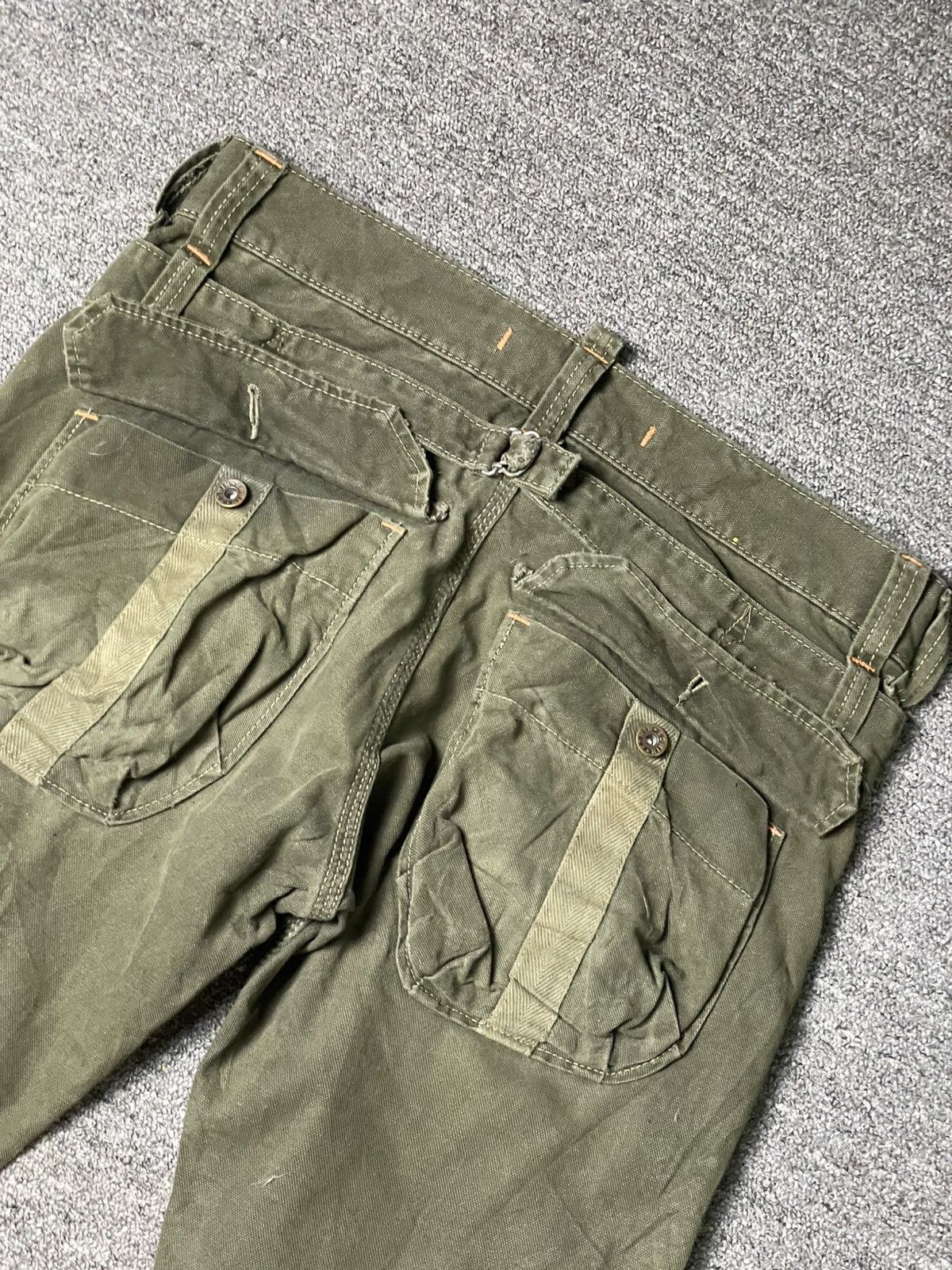 Edwin × Japanese Brand × Vintage Vintage EDWIN Bondage Cargo Pants (95) Size US 34 / EU 50 - 13 Thumbnail