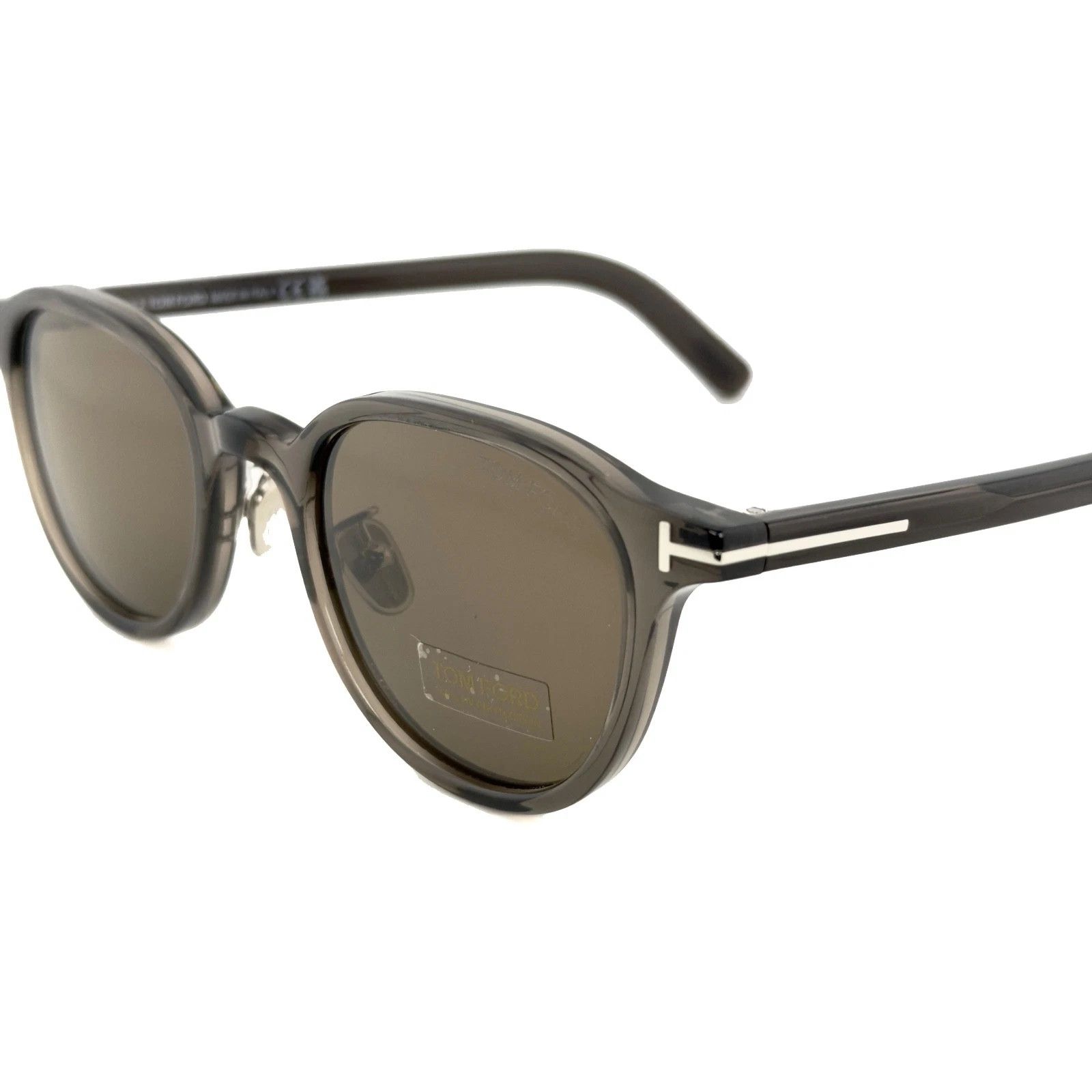 Tom Ford TOM FORD FT0977D 20J Gray Classic Oval Sunglass 977 TF0977 Size ONE SIZE - 8 Thumbnail