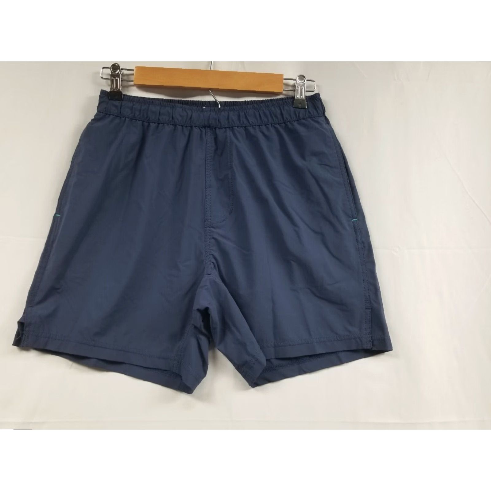 Vintage Myles Shorts Mens Medium Blue Athletic Outdoor Casual Nylon Blended Fabric Drawstring Pockets Active Size US 31 - 2 Thumbnail