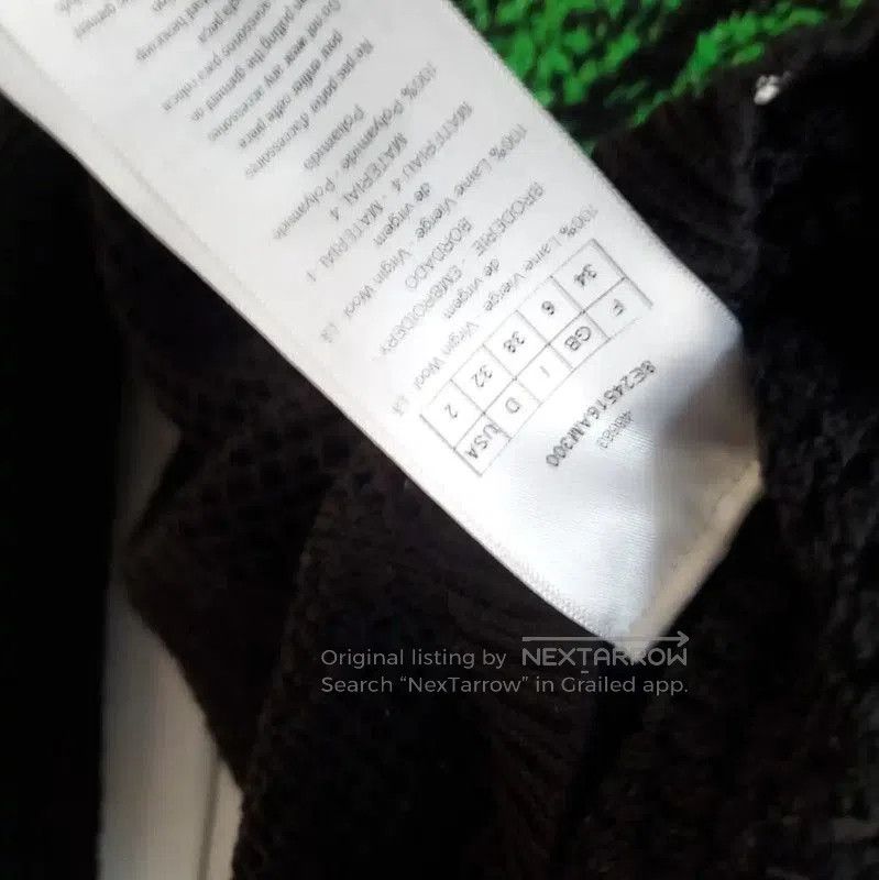 Dior Dior Black Embroidered Long Sleeve Sweater . Size XS / US 0-2 / IT 36-38 - 4 Thumbnail