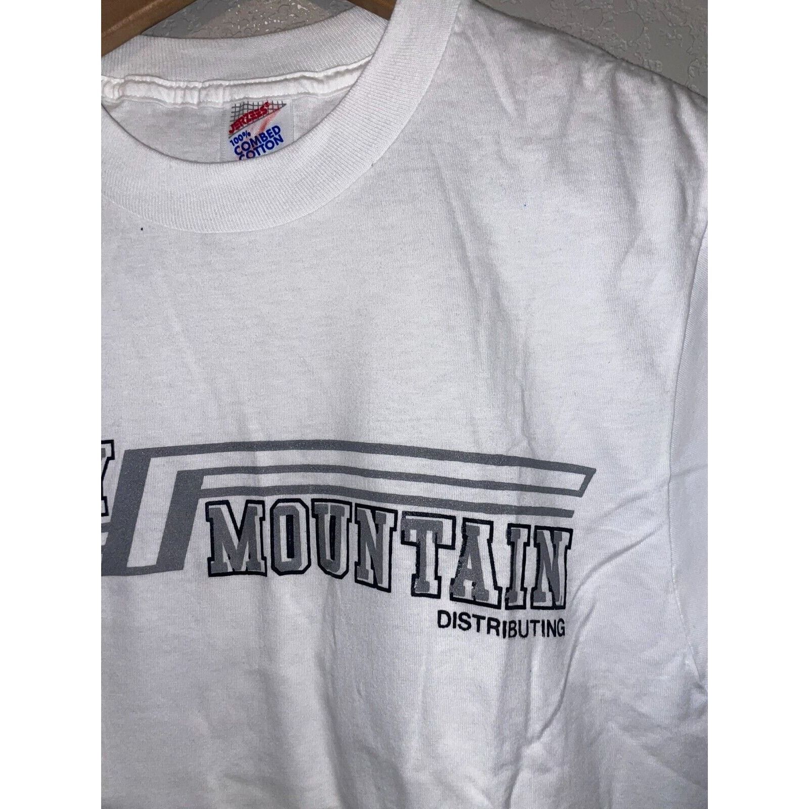 Jerzees Vintage Rocky Mountain Shirt Distrubting White Tee VTG 90s M Size US M / EU 48-50 / 2 - 3 Thumbnail