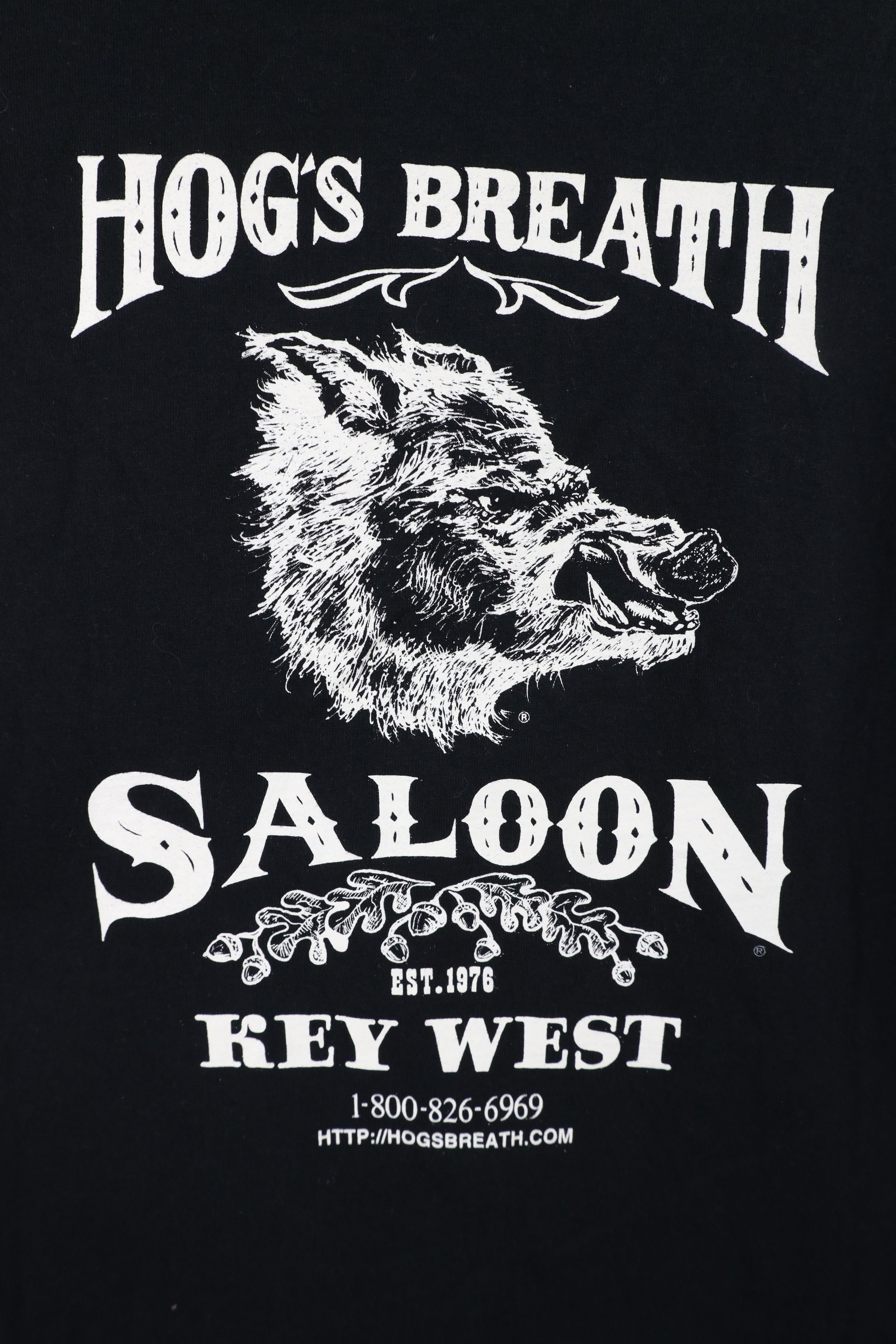Vintage Vintage 90s Streetwear Spell Out Hogs Breath Saloon T-Shirt Size US L / EU 52-54 / 3 - 6 Thumbnail