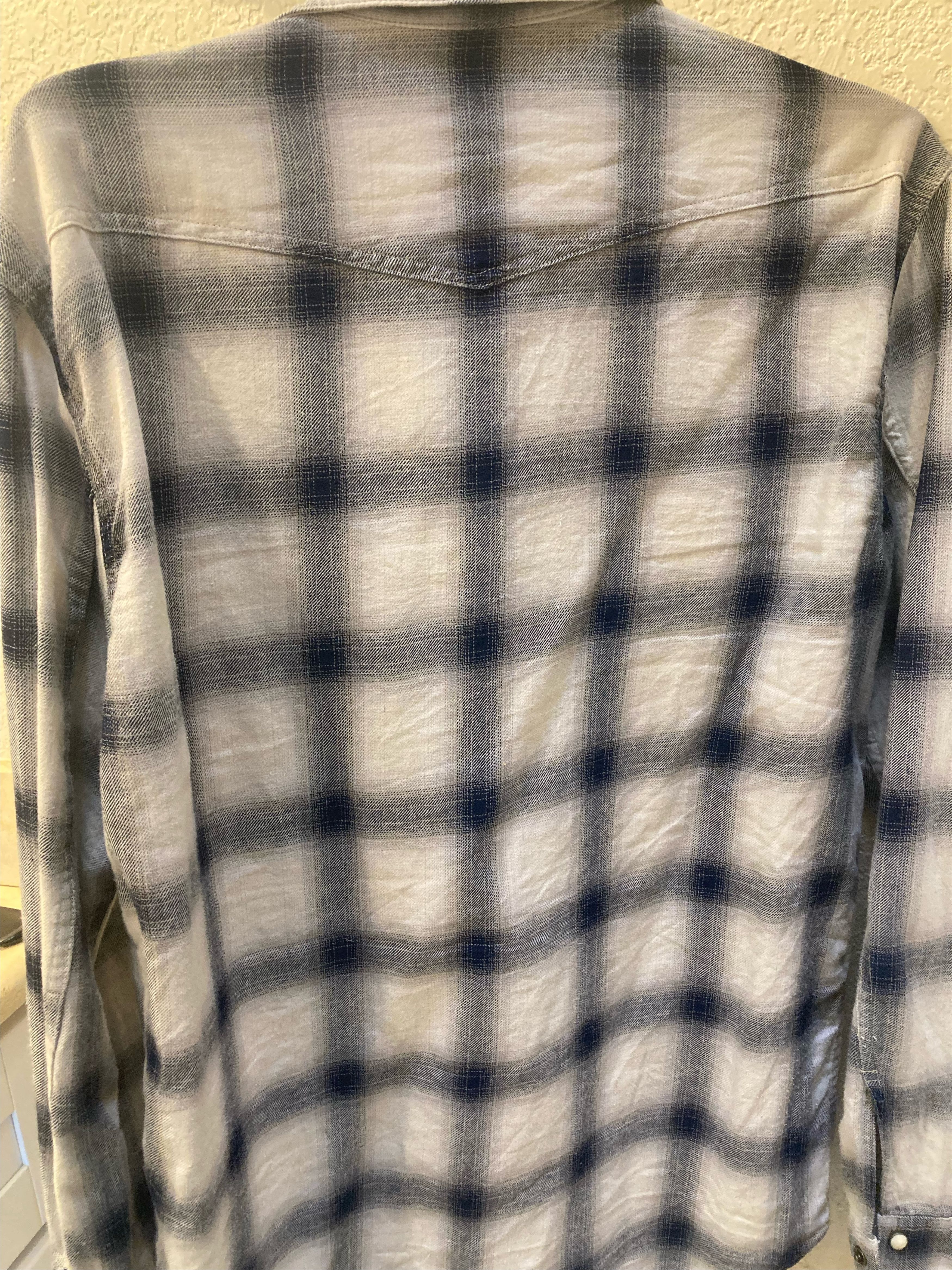 Taylor Stitch Frontier Shirt in Indigo Shadow Plaid Size US M / EU 48-50 / 2 - 4 Thumbnail