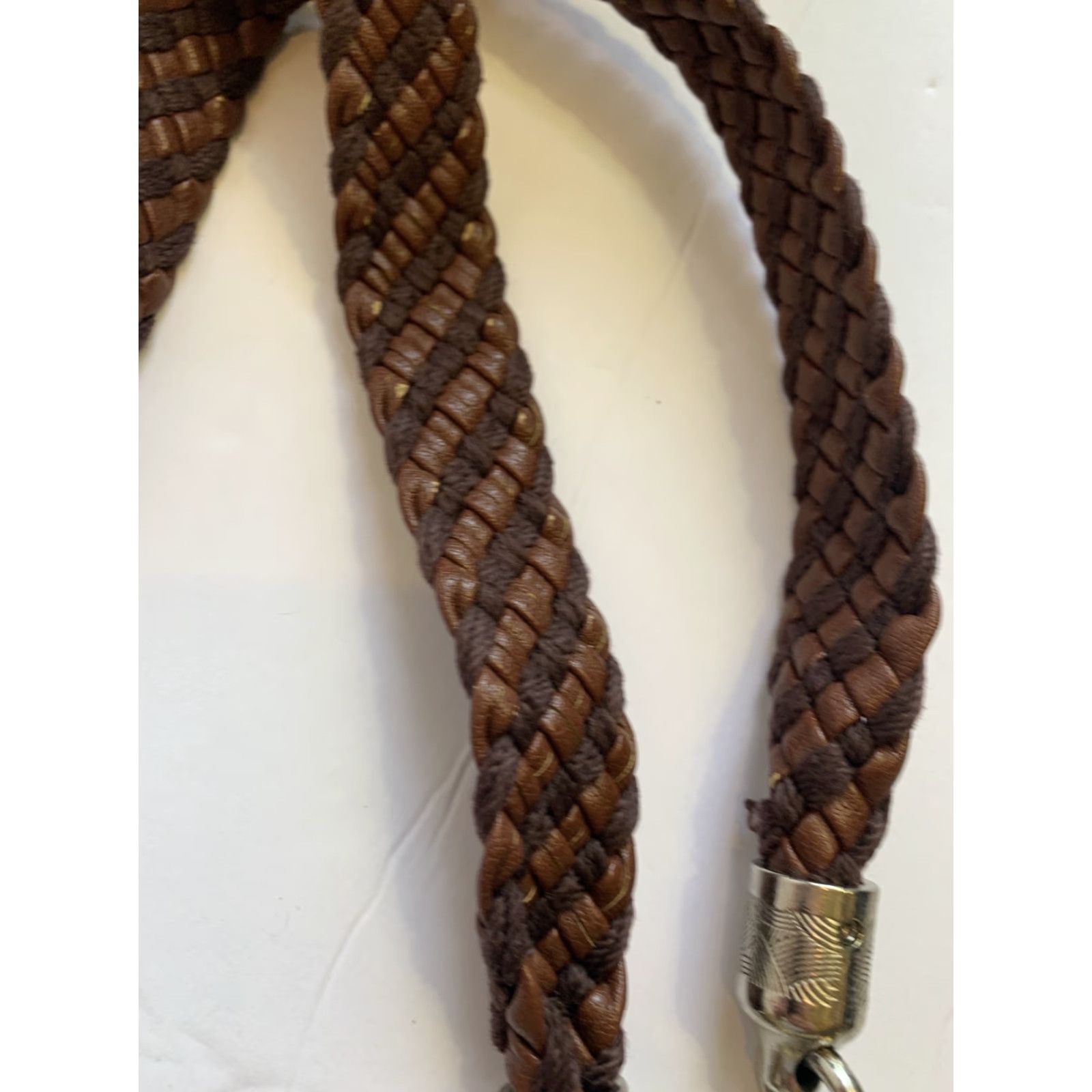 The Sak The Sak Shoulder Bag Crochet Indigo Leather Strap Medium Brown Size ONE SIZE - 6 Thumbnail