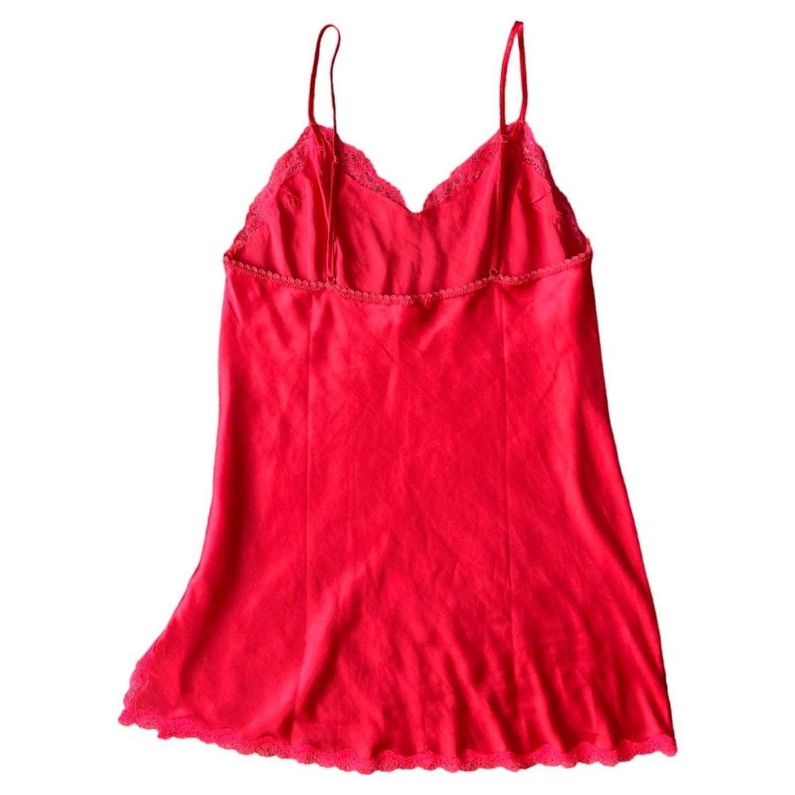 Victoria's Secret VICTORIA'S SECRET Red Lace Embellished Chemise, Large Size ONE SIZE - 3 Thumbnail