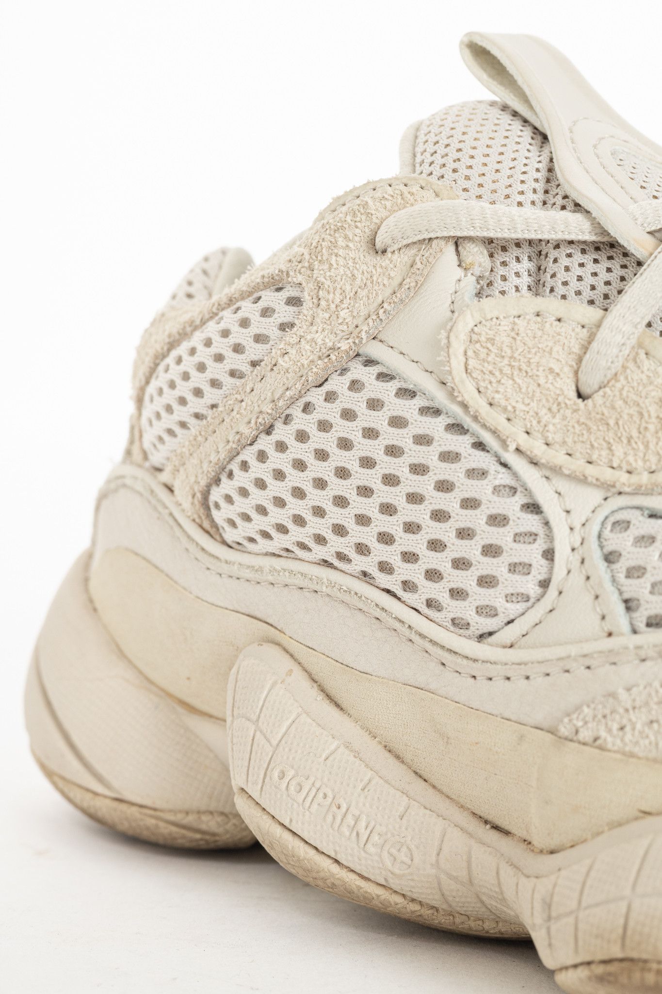 Yeezy Adidas Yeezy 500 "Blush" Suede & Mesh Sneakers Size US 4.5 / IT 34.5 - 9 Thumbnail