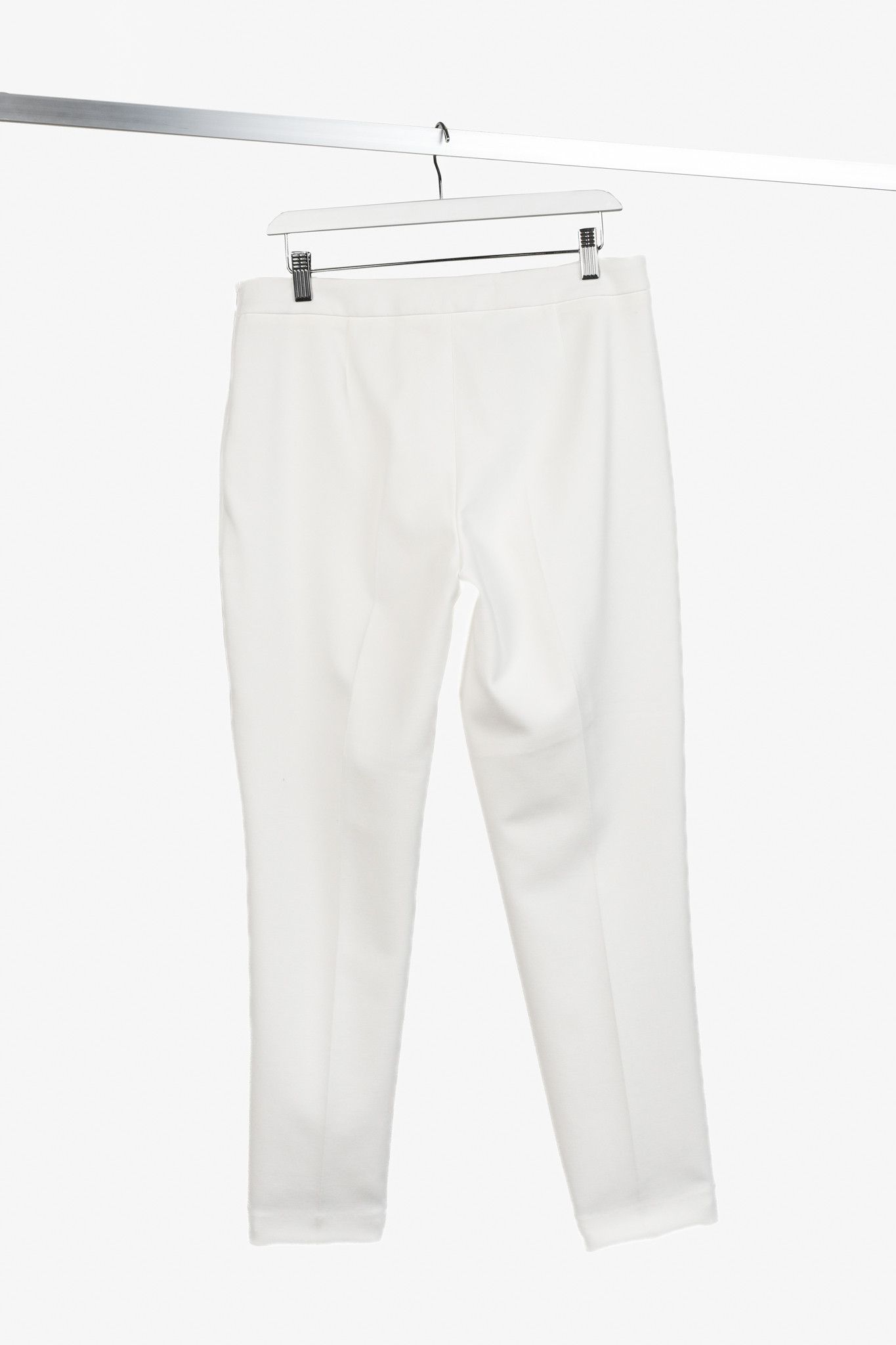 Hugo Boss Boss White Front Centre Crease Suit Trouser Pant Size 28" / US 6 / IT 42 - 2 Thumbnail