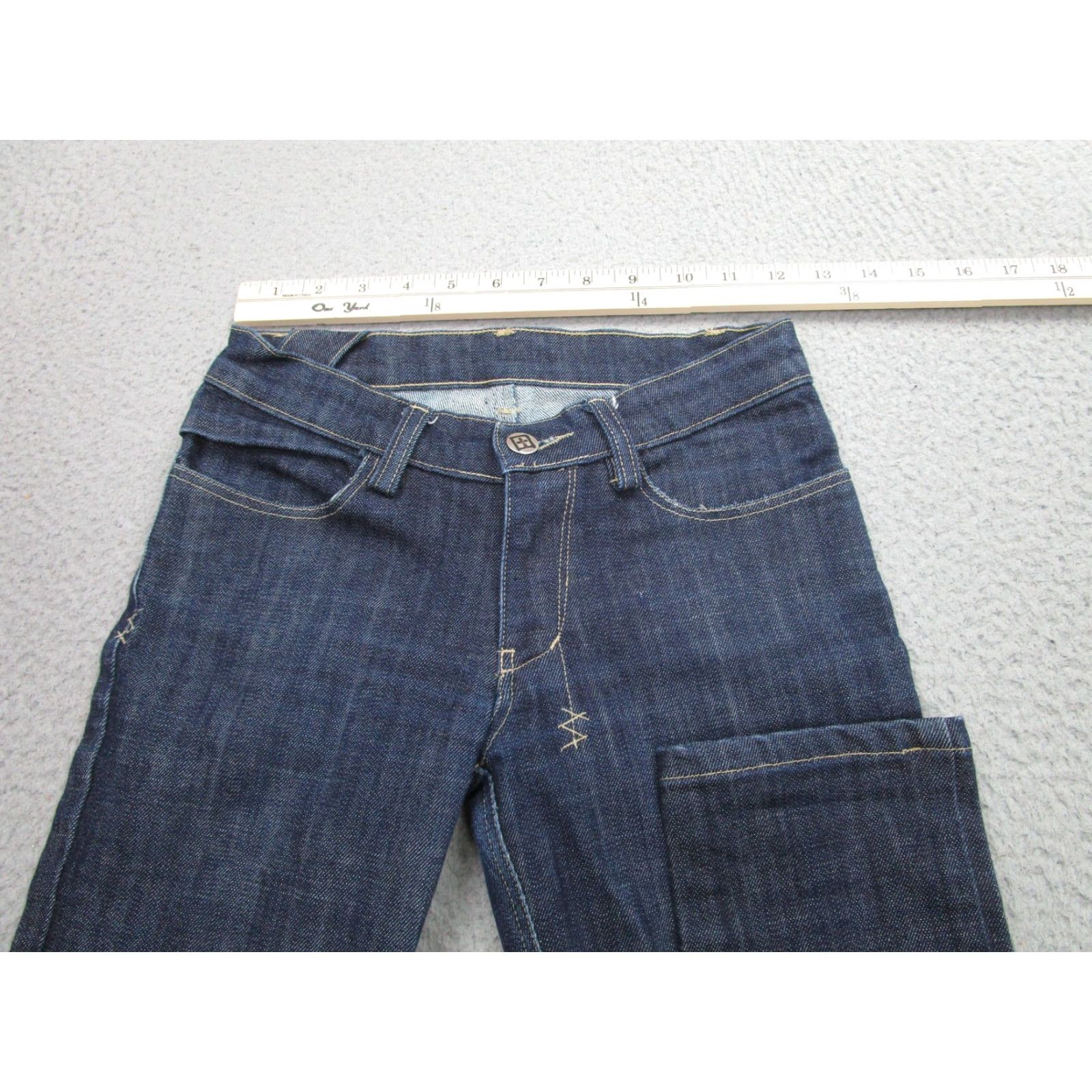 Ksubi Ksubi Jeans Women 25 Skinny Blue Denim Stretch Embroidered Australia Womens Size 42" / US 20 - 7 Thumbnail