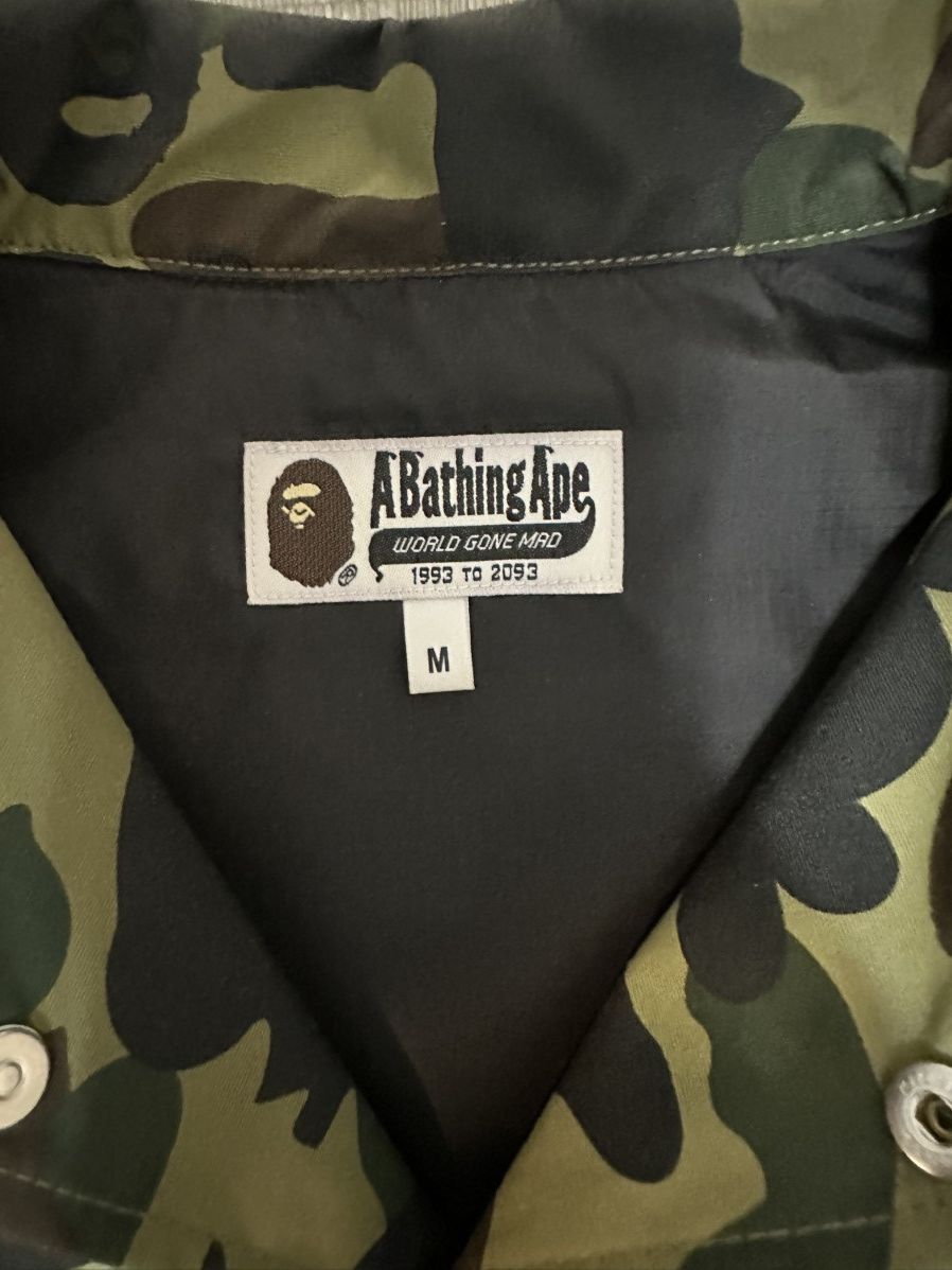 Bape Bape green camo coach jacket Size US M / EU 48-50 / 2 - 5 Thumbnail