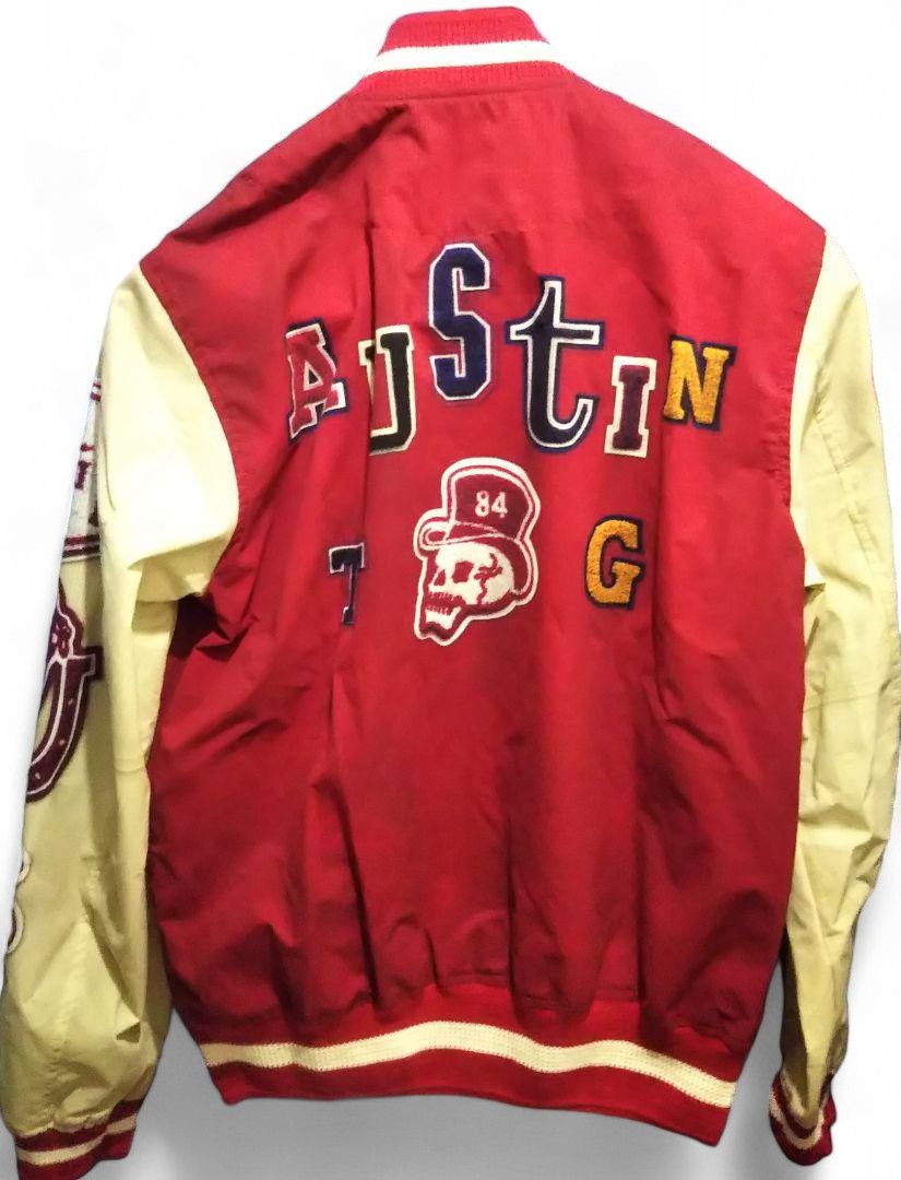 Hysteric Glamour Hysteric Glamour - M Patched Vintage College Leather Jacket Size ONE SIZE - 2 Thumbnail