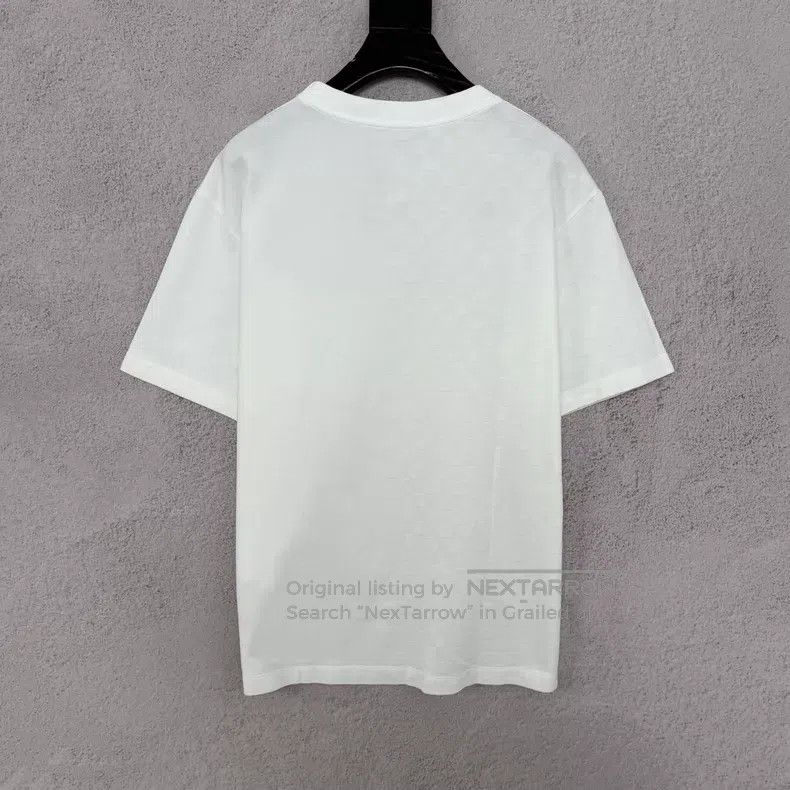 Louis Vuitton Louis Vuitton White Dark Checker Short Sleeve T-Shirt Size US L / EU 52-54 / 3 - 2 Thumbnail