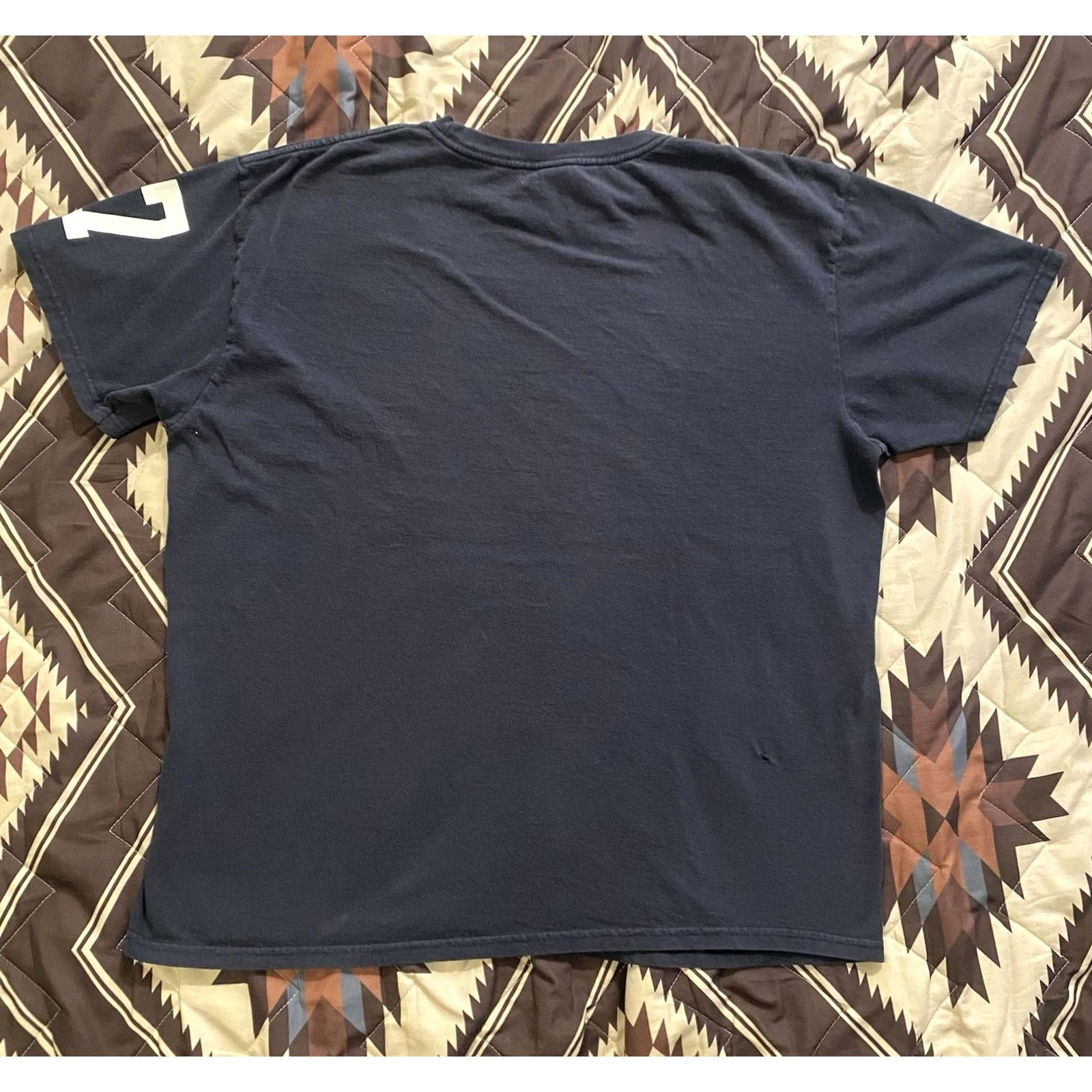 Polo Ralph Lauren VINTAGE Polo Ralph Lauren Shirt 90s Graphic Print T Shirt Blue L Men Size US L / EU 52-54 / 3 - 2 Thumbnail