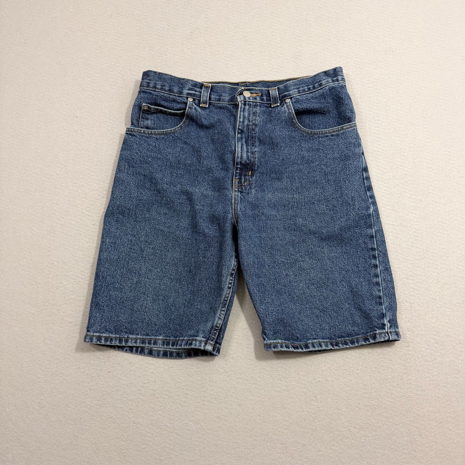Vintage Vintage Faded Glory Jean Shorts Men's 34 Blue 10" Inseam Size US 34 / EU 50 - 1 Thumbnail