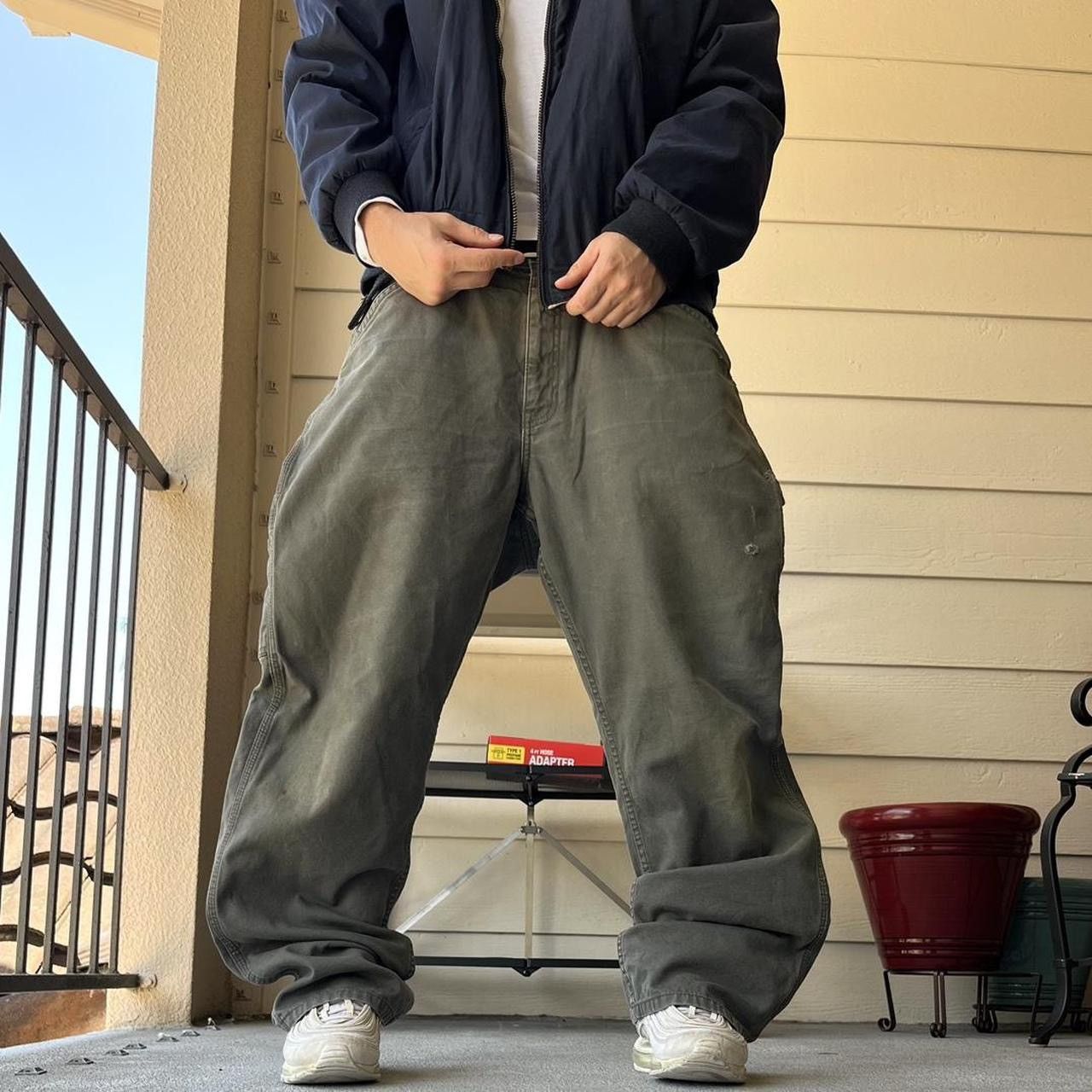 Vintage Vintage C.E. Schmidt Carpenter Pants Baggy Y2K Streetwear Size US 38 / EU 54 - 1 Thumbnail