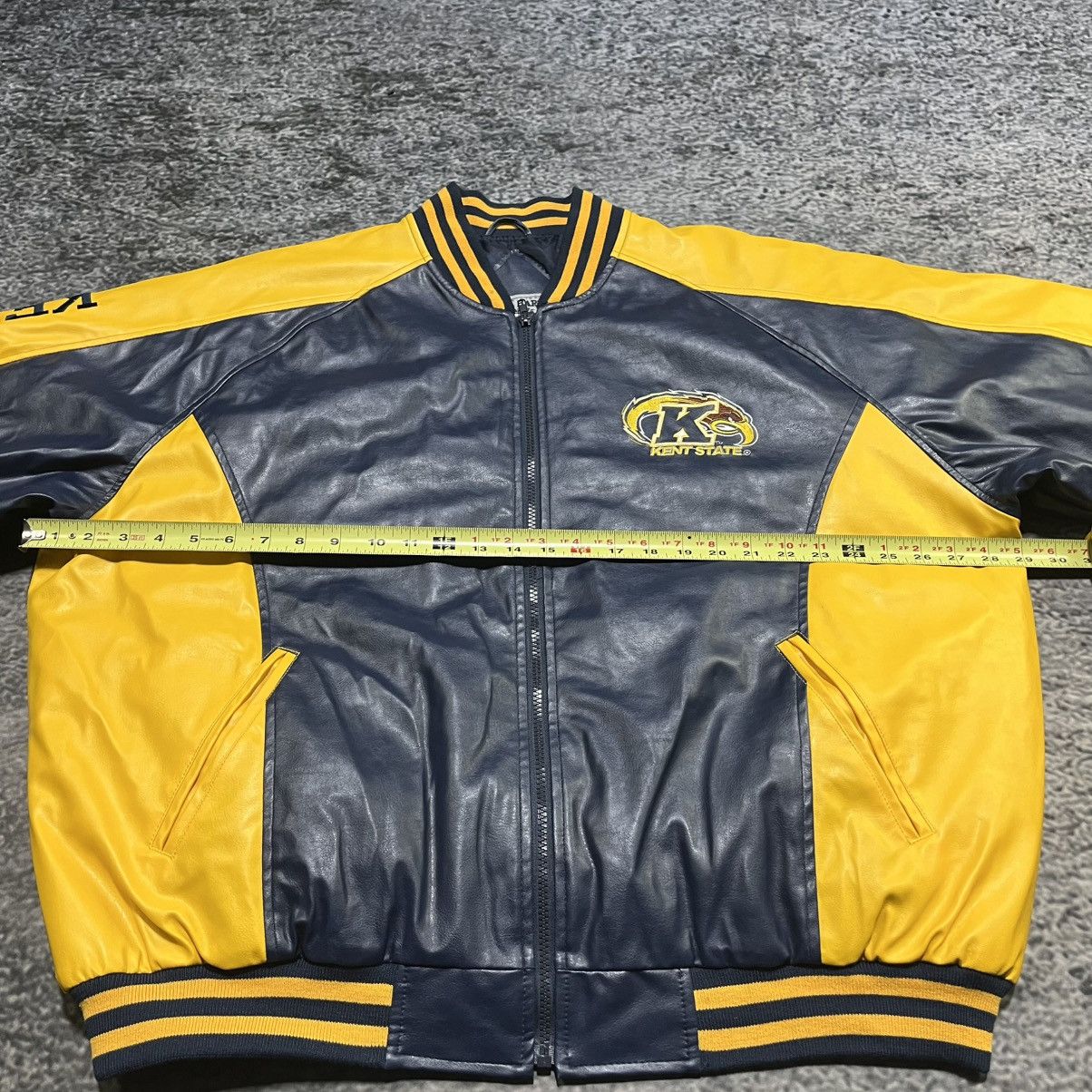 Steve And Barrys Vintage Kent State University Steve & Barrys Leather Jacket Size US XL / EU 56 / 4 - 10 Thumbnail