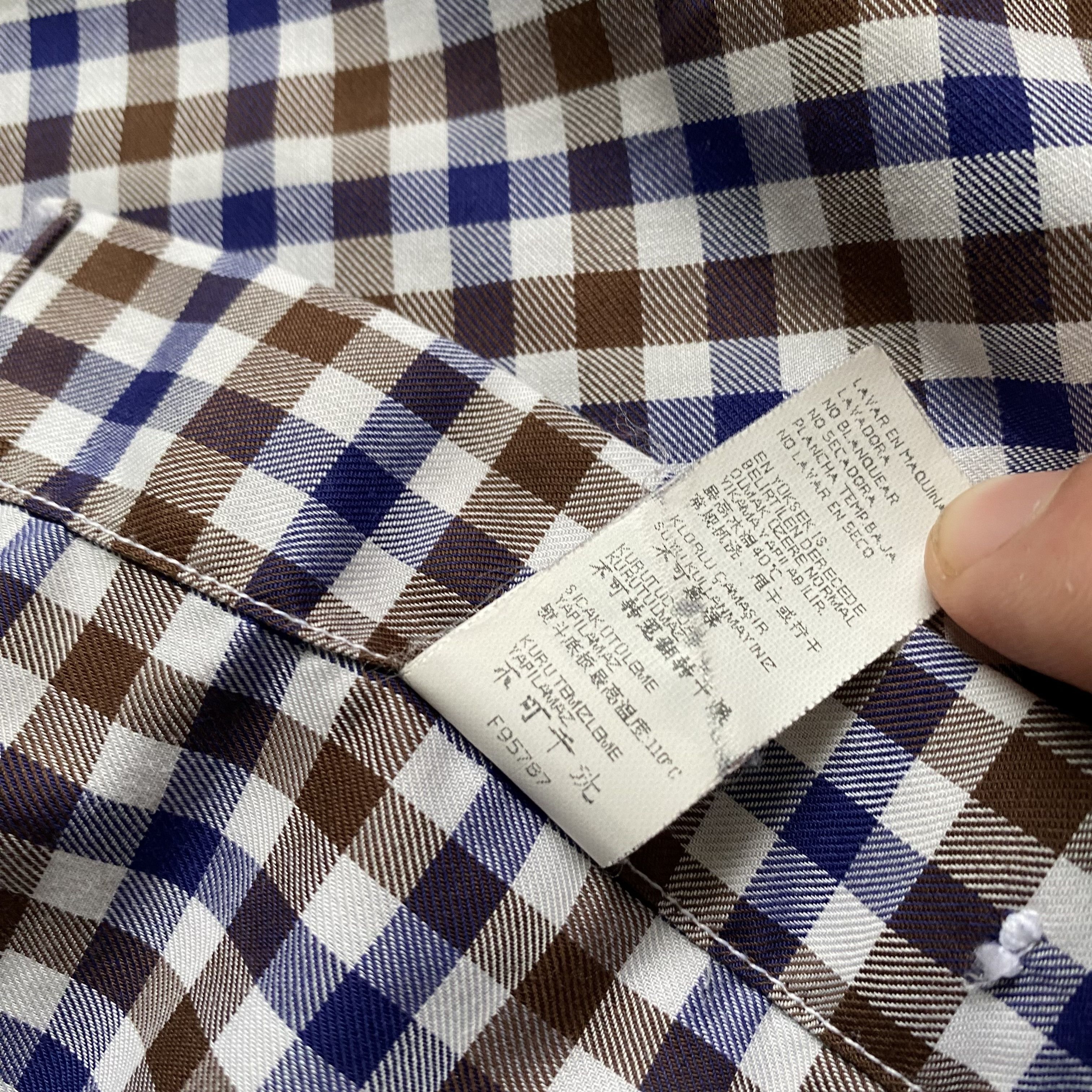 Paul & Shark 🛥️ Paul & Shark Yachting shirt checkered plaid small logo Size US M / EU 48-50 / 2 - 11 Thumbnail