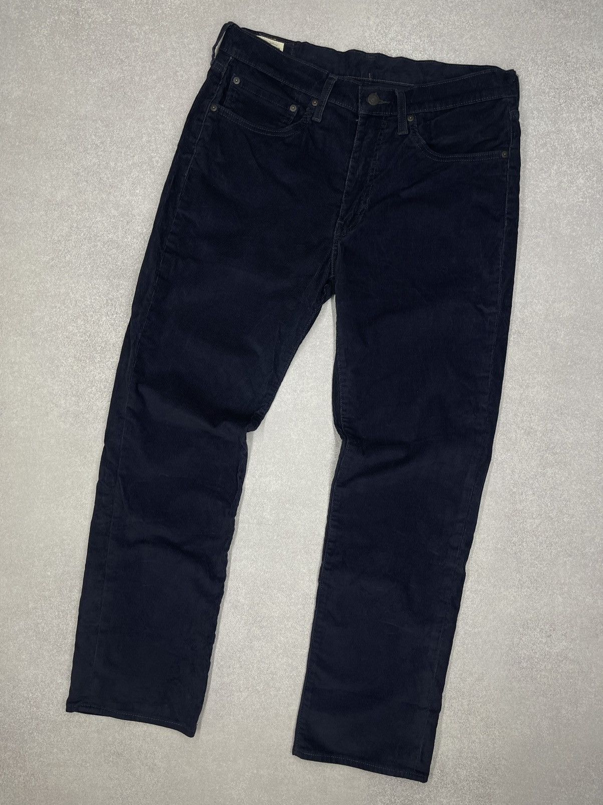 Levi's × Levi's Vintage Clothing × Vintage Mens Levis 514 Premium Velvet Pants Jeans Navy Corduroy Size US 34 / EU 50 - 5 Thumbnail